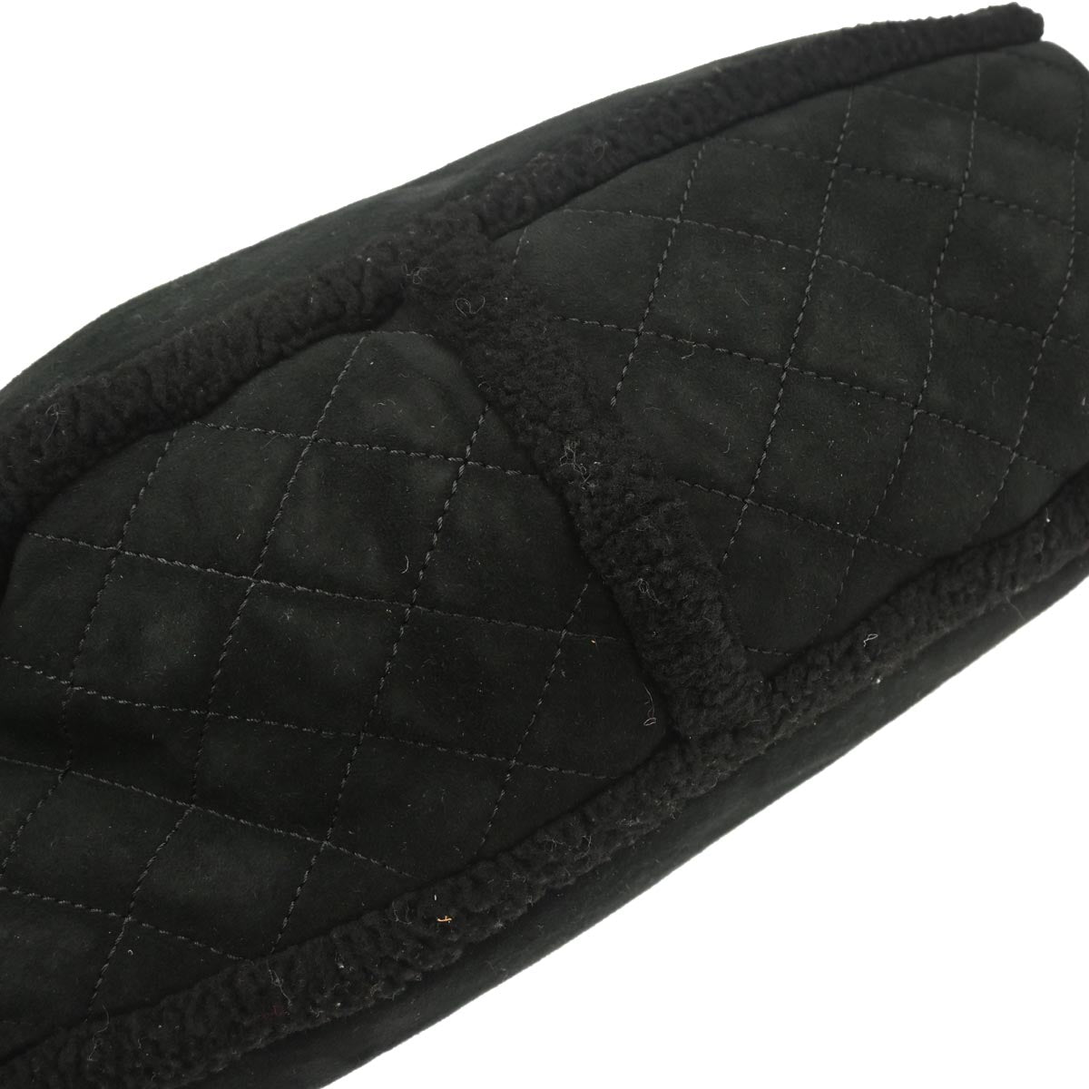 Chanel Black Mouton Tote Handbag