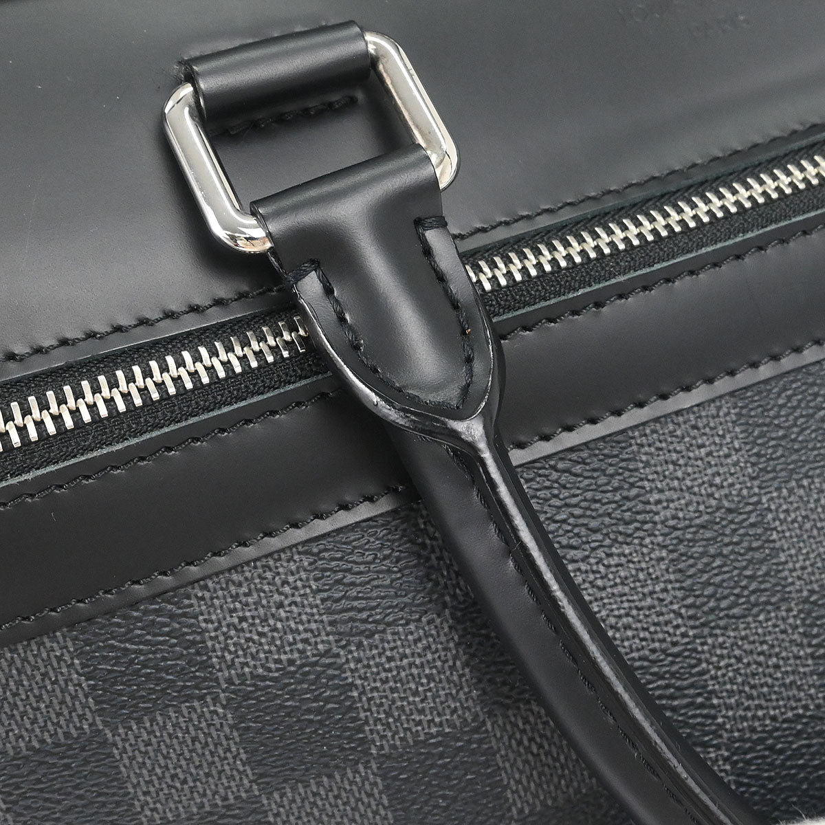 Louis Vuitton 2018 Damier Graphite Overnight Business Handbag N41004