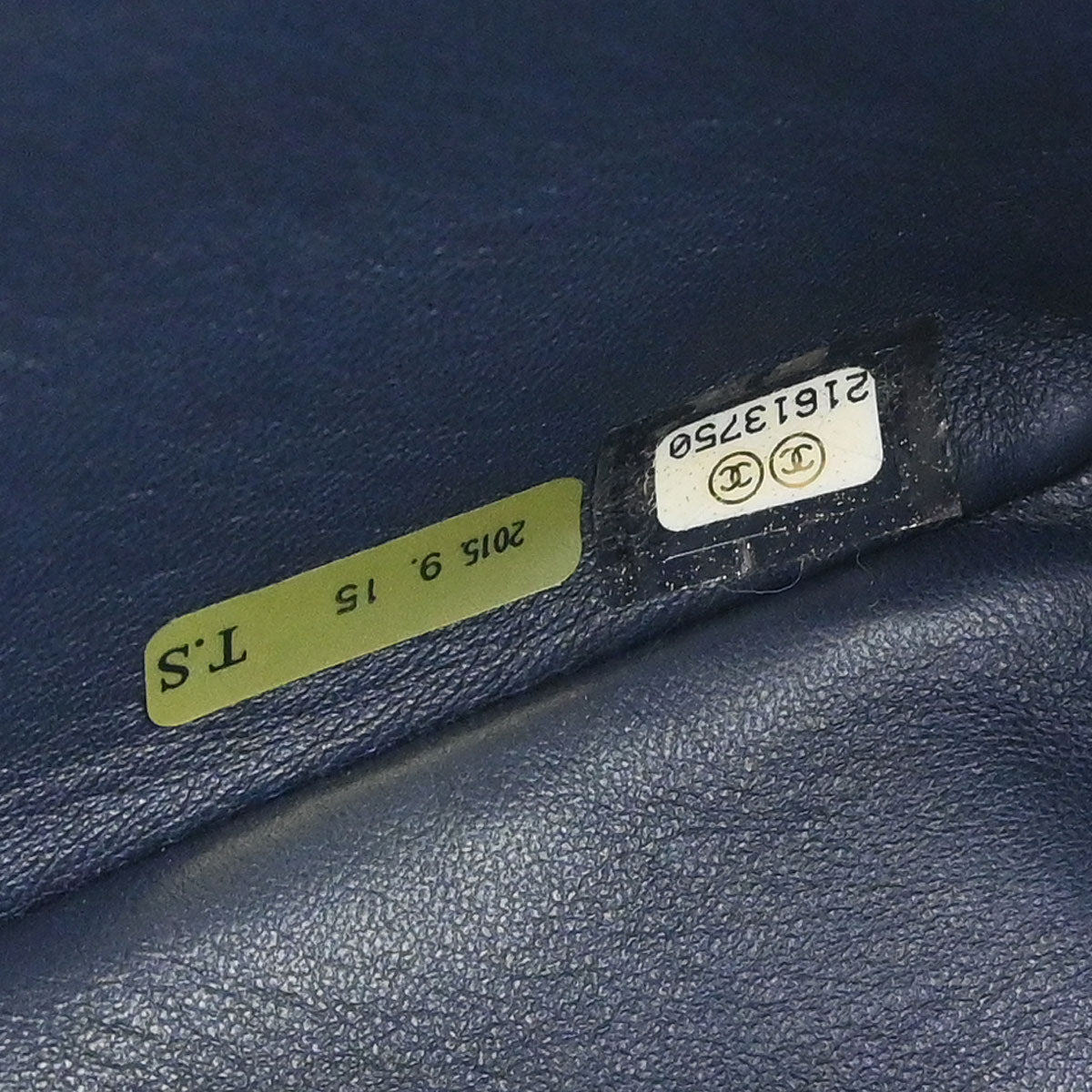 Chanel 2015-2016 Navy Rabbit Fur Shoulder Bag