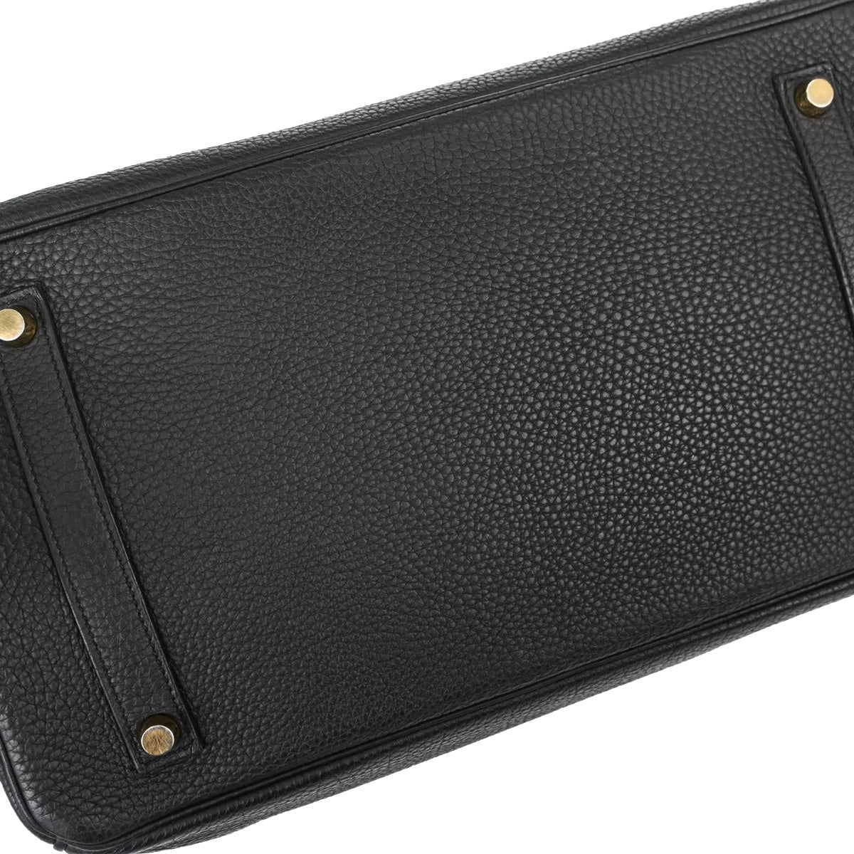 Hermes Black Togo Birkin 35 Handbag