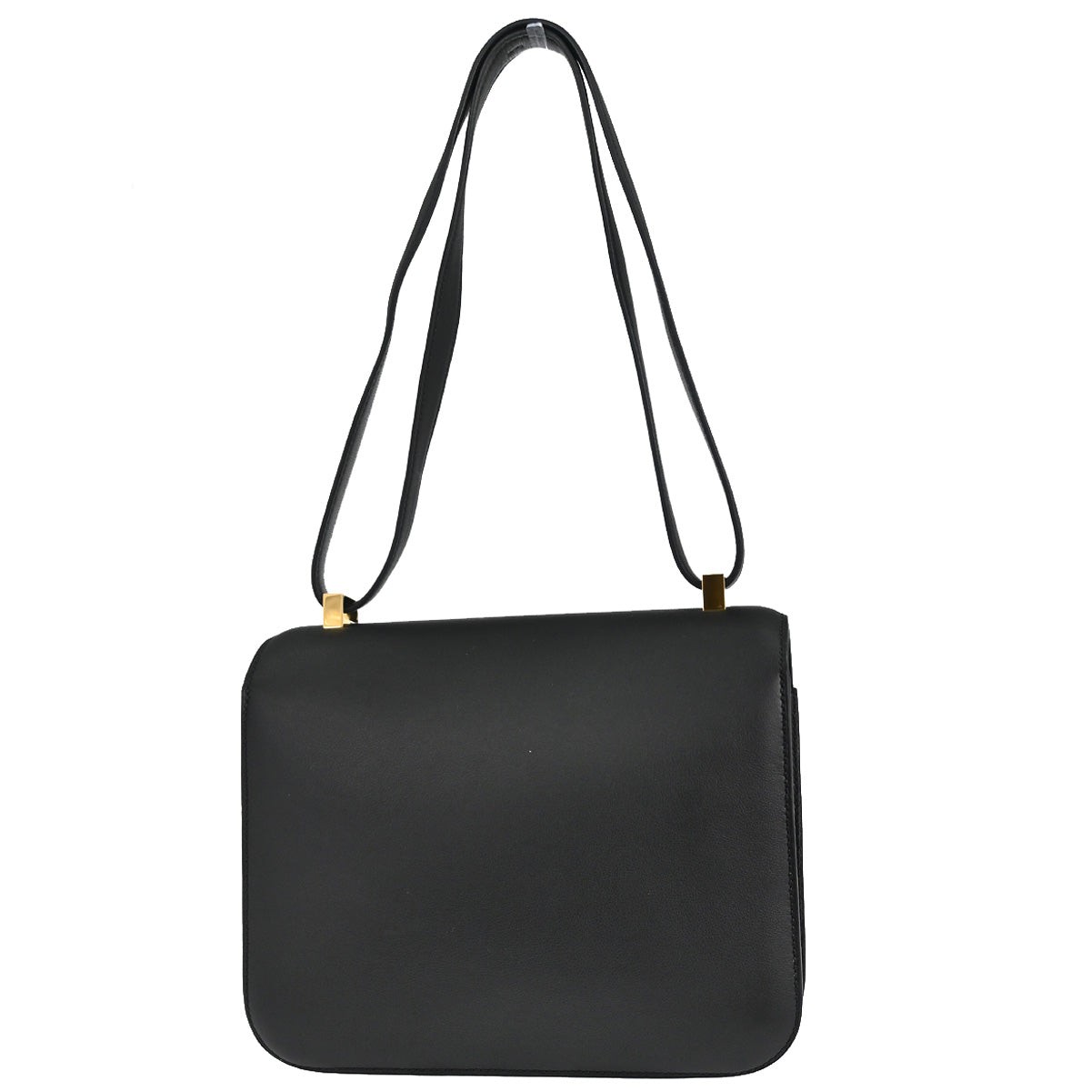 Hermes Black Evercalf Constance 24 Shoulder Bag