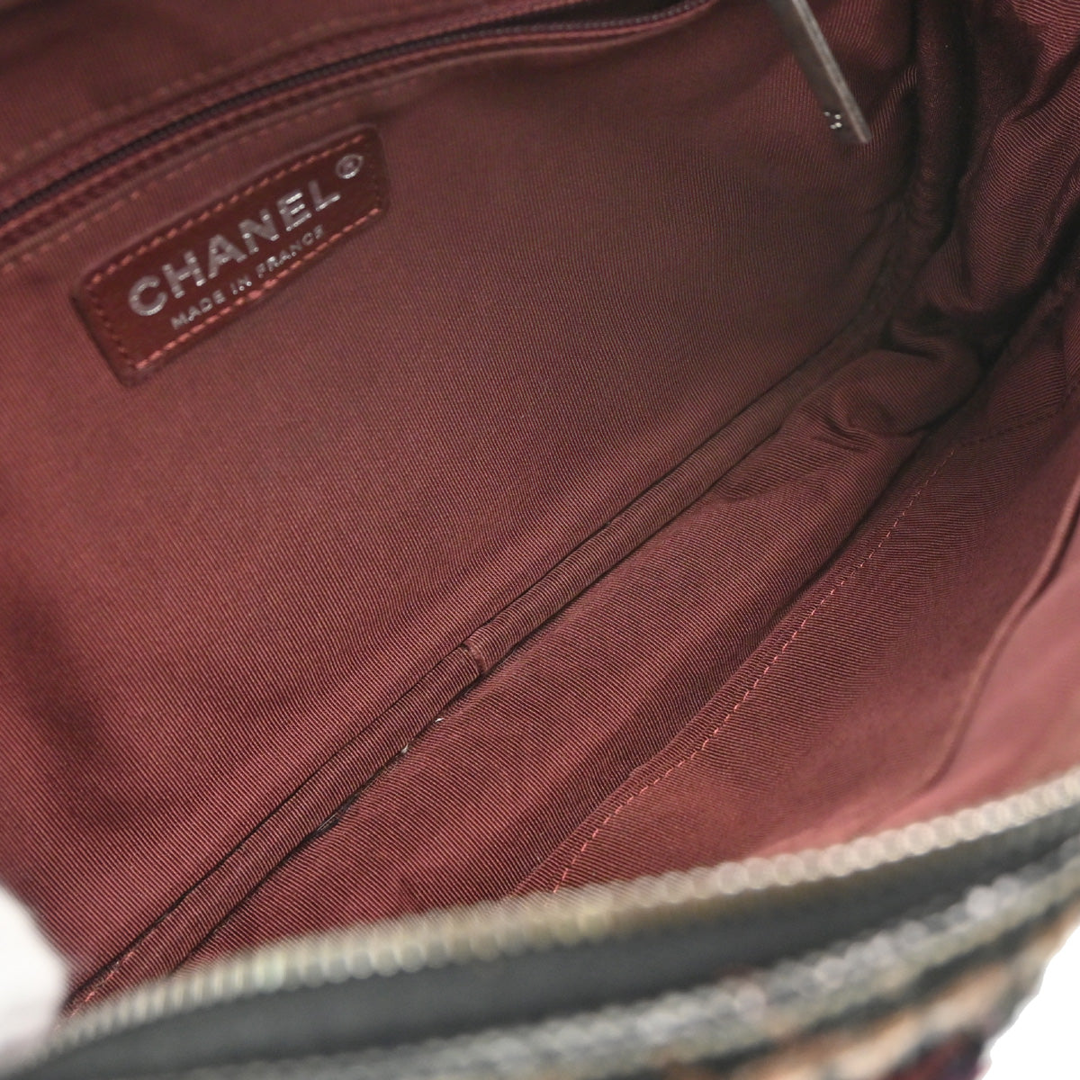 Chanel 2014-2015 Brown Tweed Paris Dallas Camera Bag Large Shoulder Bag