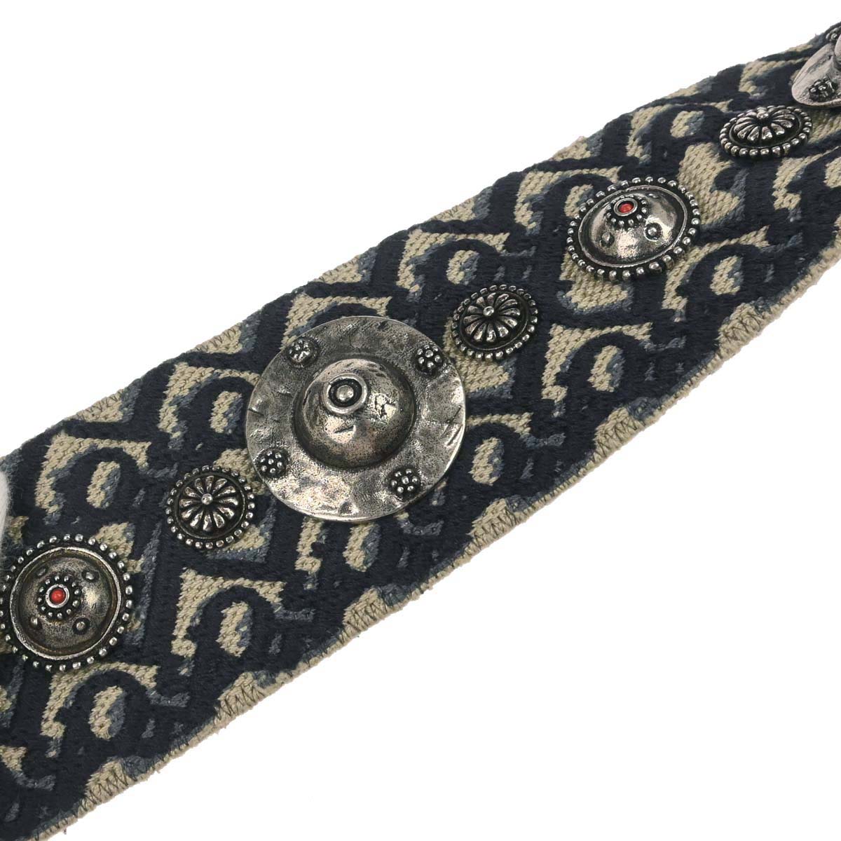 Christian Dior 2018 Navy Trotter Oblique Saddle 2way Shoulder Handbag