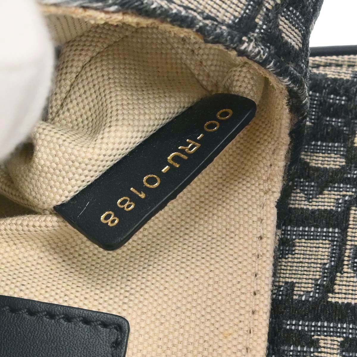 Christian Dior 2018 Navy Trotter Oblique Saddle 2way Shoulder Handbag