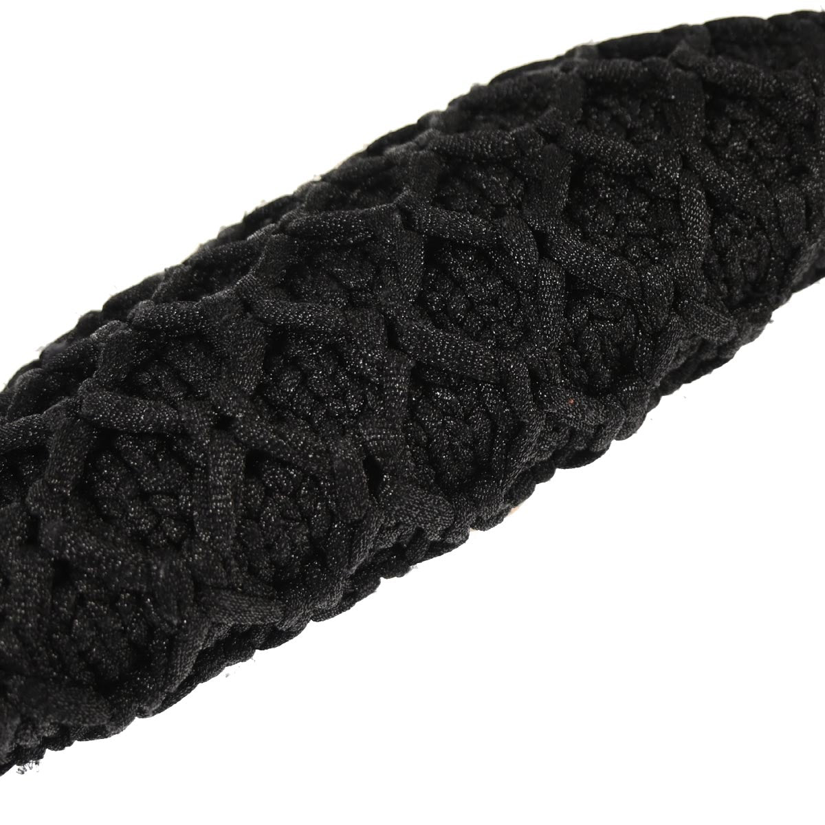 Salvatore Ferragamo Black Polyester Gancini Shoulder Bag