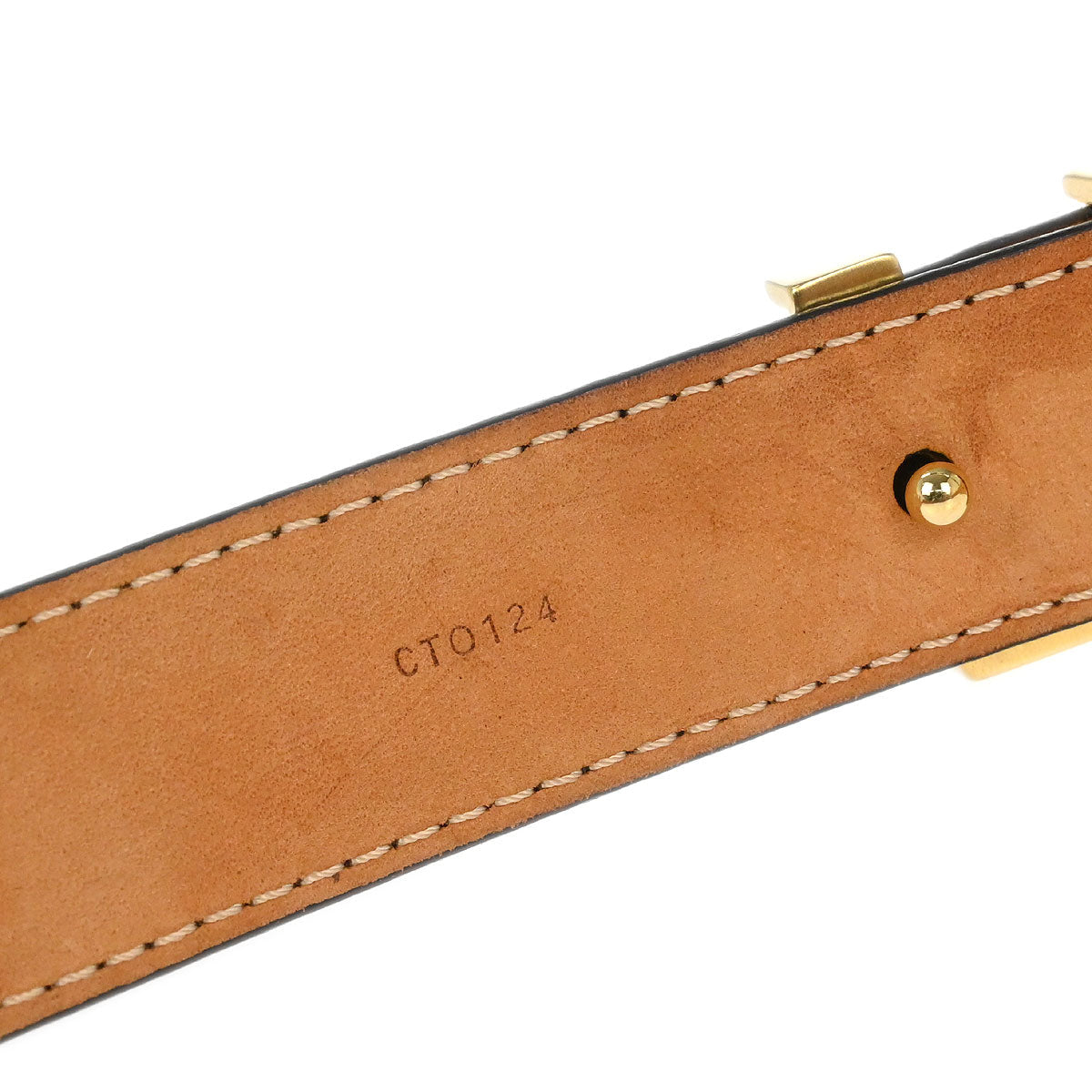 Louis Vuitton Monogram Ceinture LV Initial Belt M9781W #80/32 Small Good