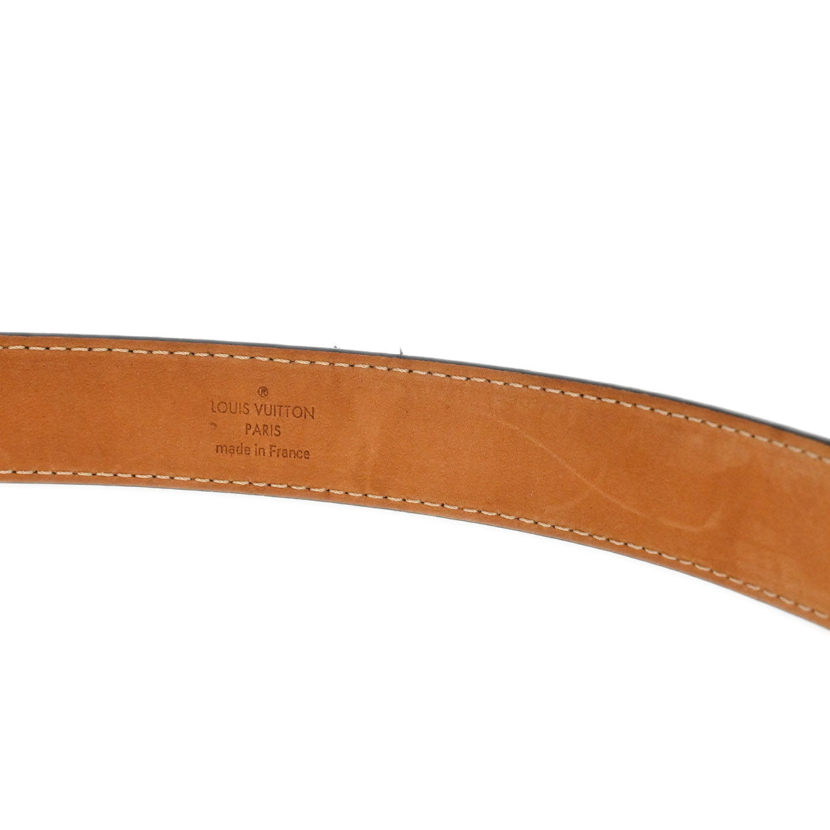 Louis Vuitton Monogram Ceinture LV Initial Belt M9781W #80/32 Small Good