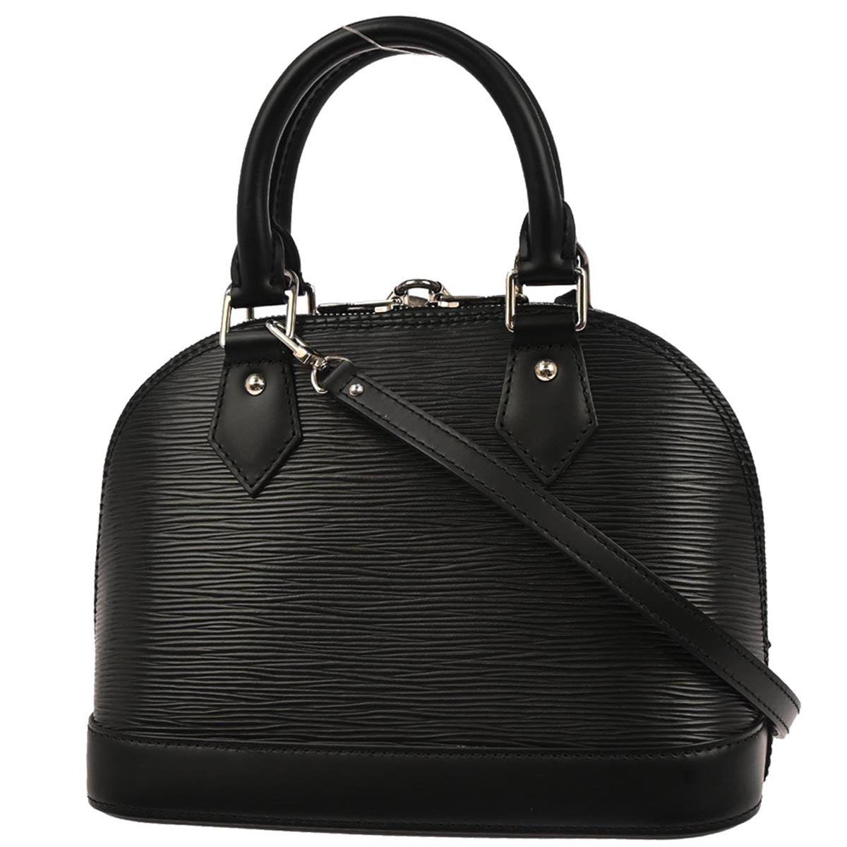 Louis Vuitton Black Epi Alma BB 2way Shoulder Handbag M40862