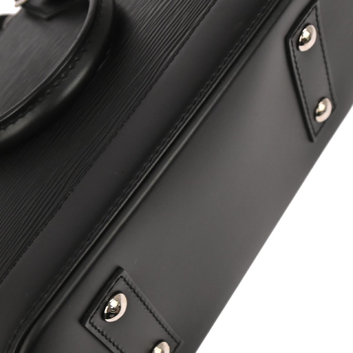 Louis Vuitton Black Epi Alma BB 2way Shoulder Handbag M40862