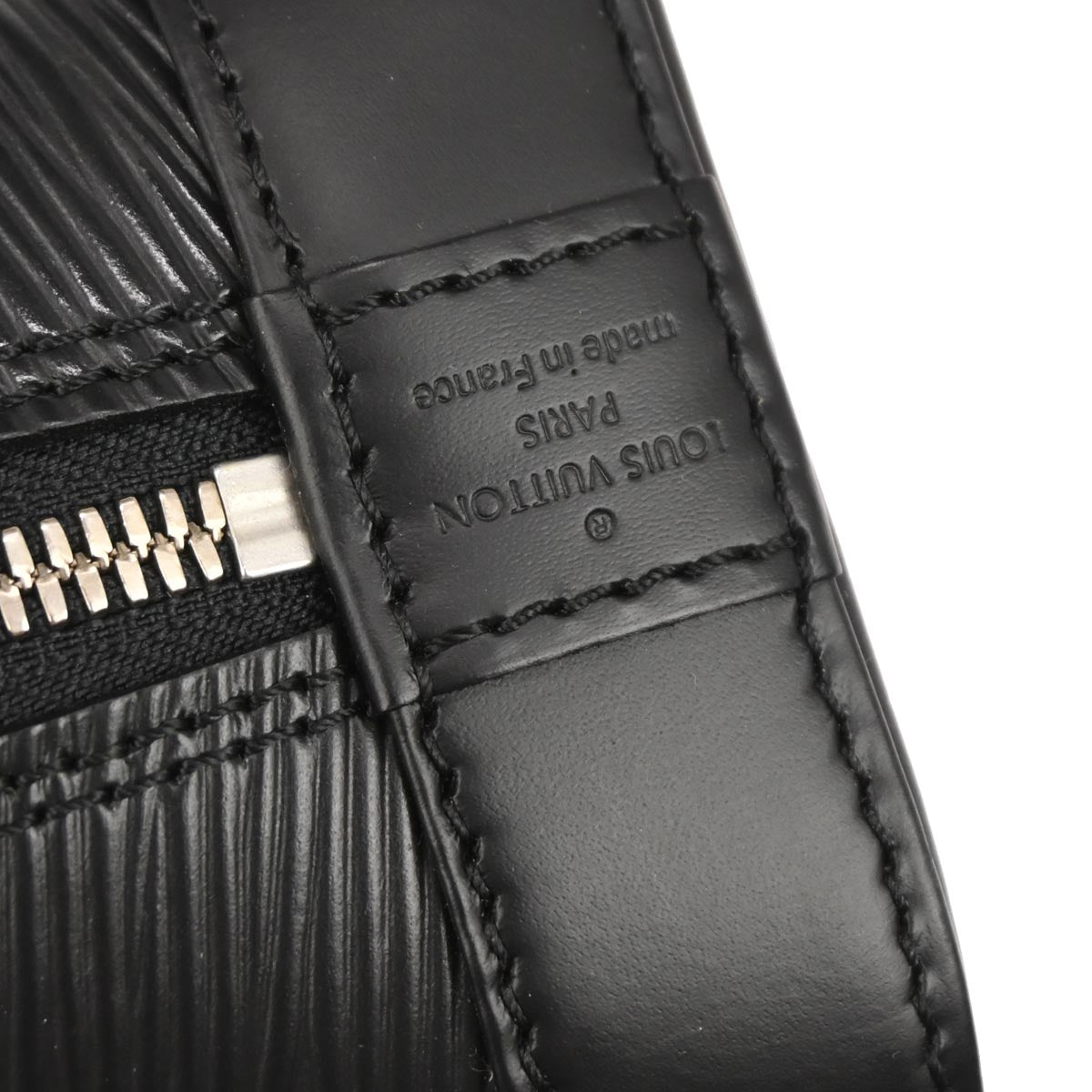 Louis Vuitton Black Epi Alma BB 2way Shoulder Handbag M40862