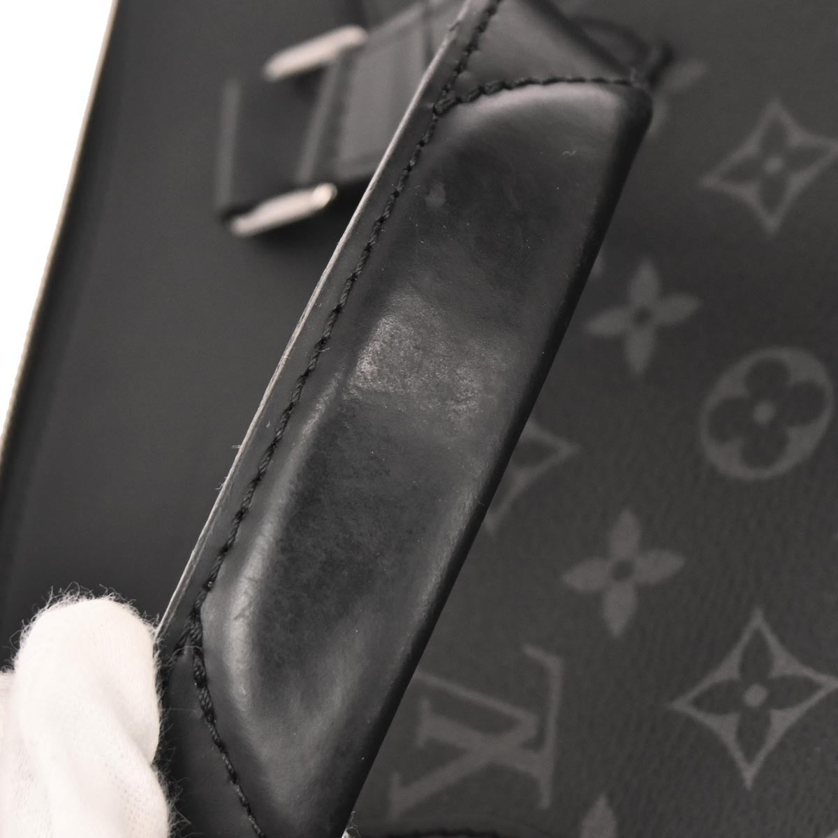 Louis Vuitton Monogram Eclipse Explorer 2way Shoulder Tote Handbag M40567