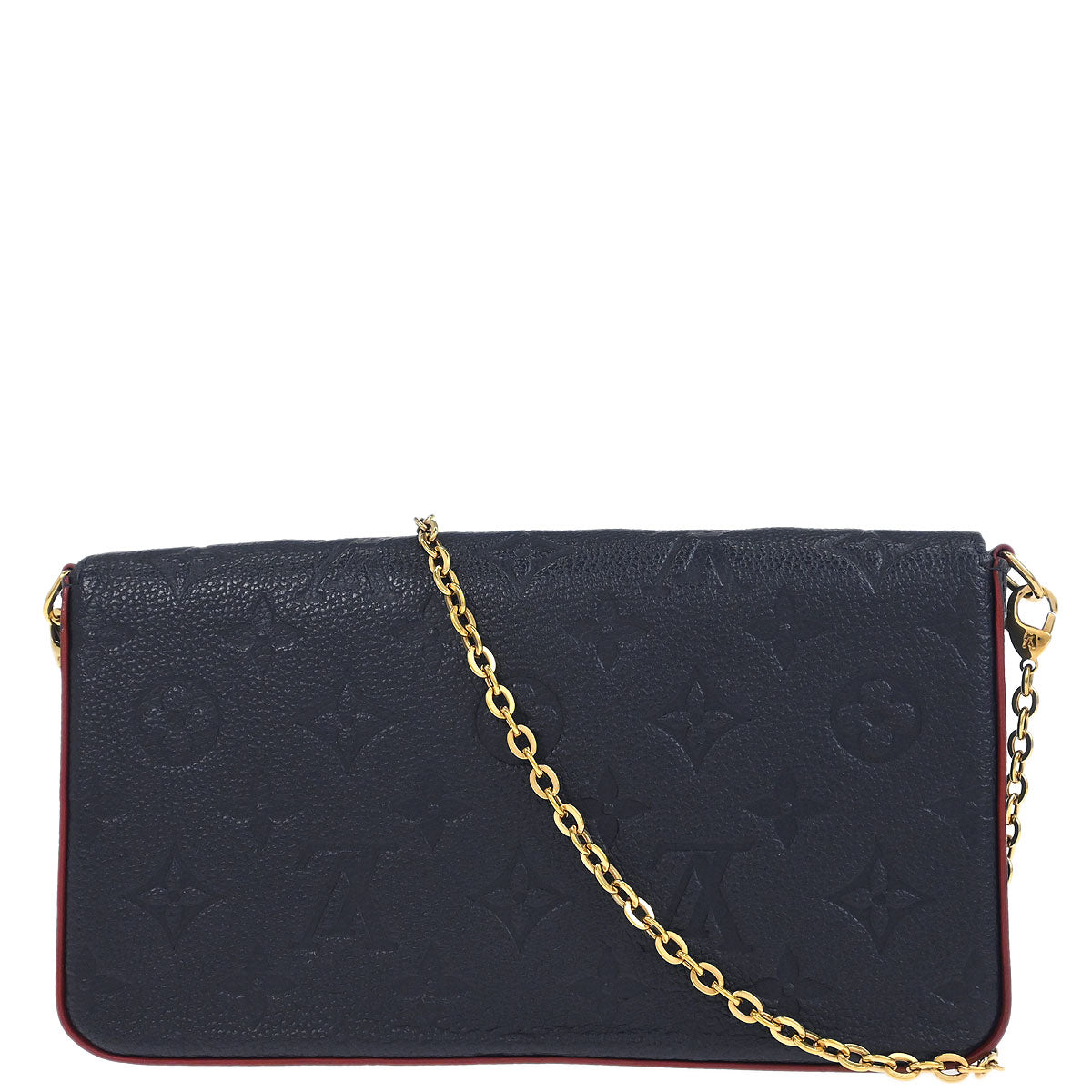 Louis Vuitton Navy Monogram Pochette Felicie Shoulder Bag M64099