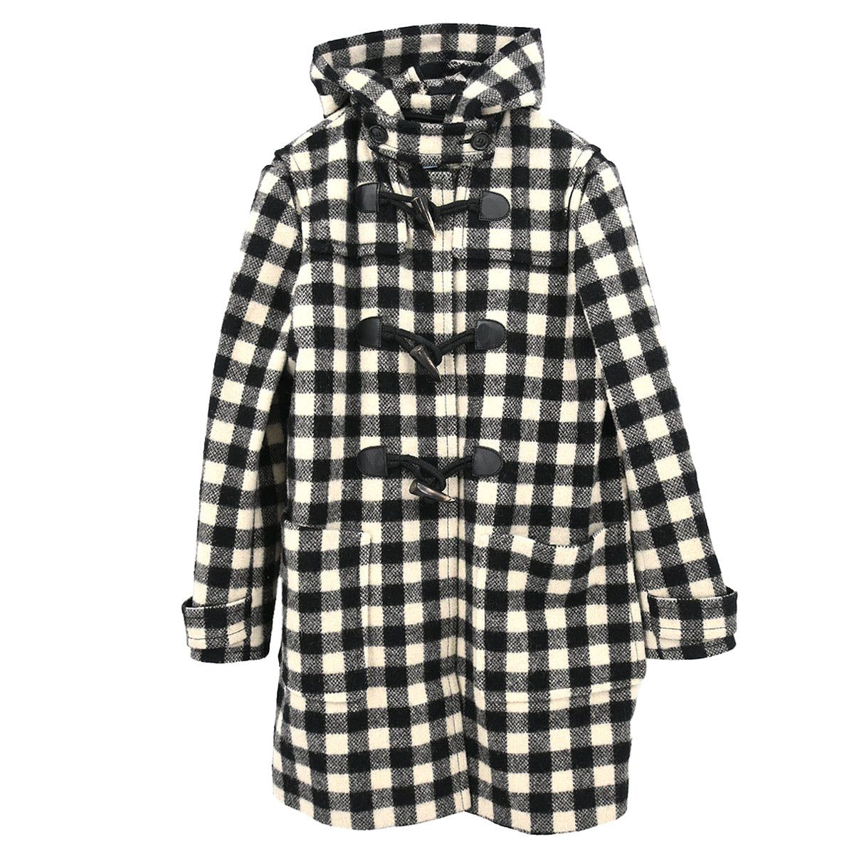 Prada 2014 Duffel Coat Black ACS1 #42