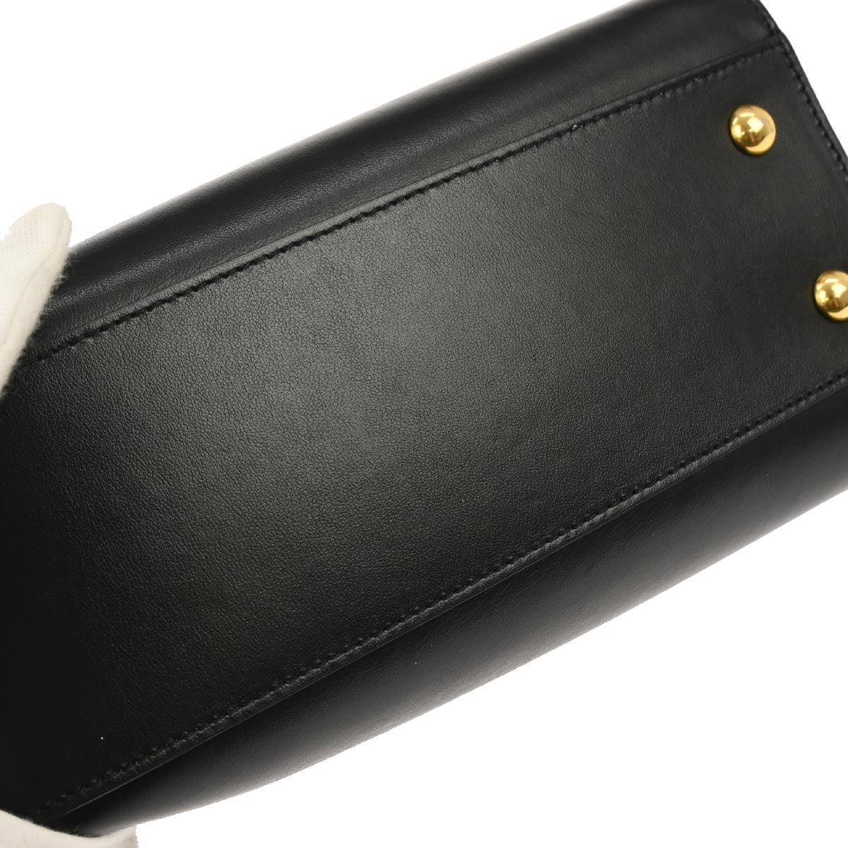 Saint Laurent Black Baby Cabas 2way Shoulder Handbag