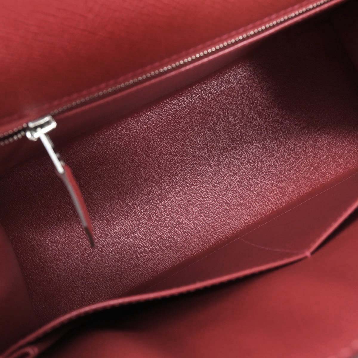 Hermes 2016 Rouge Casaque Epsom Kelly 28 Sellier 2way Shoulder Handbag