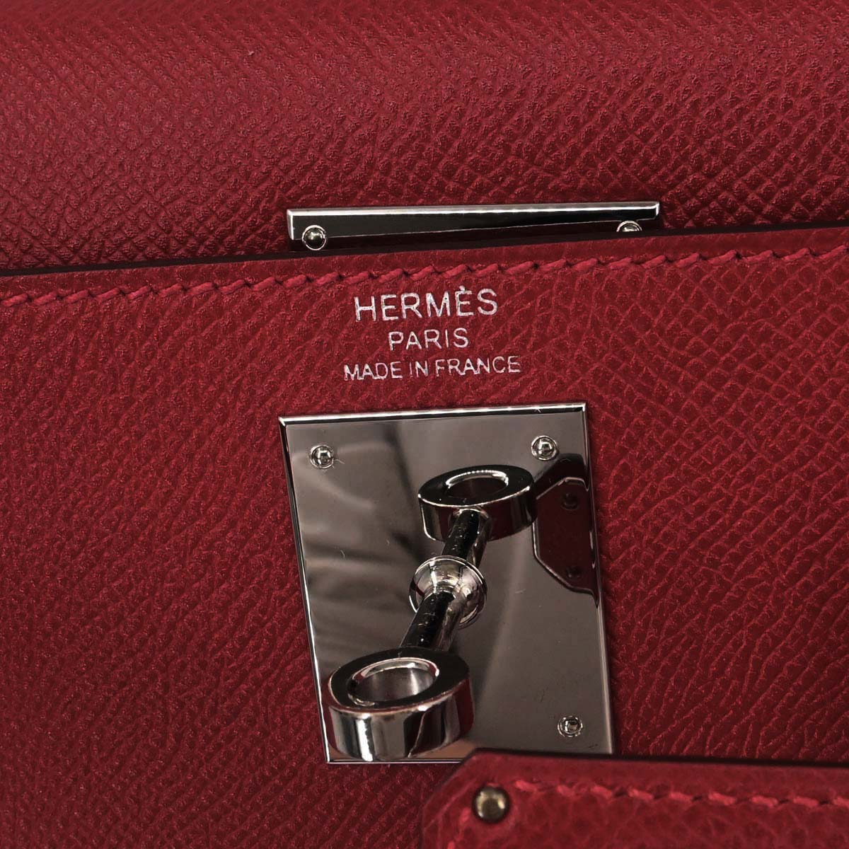 Hermes 2016 Rouge Casaque Epsom Kelly 28 Sellier 2way Shoulder Handbag