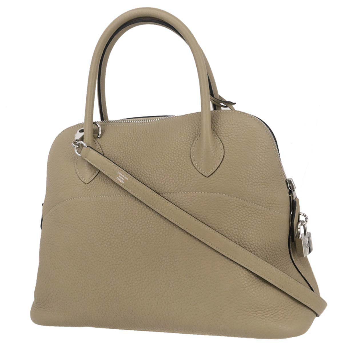 Hermes 2017 Trench Taurillon Clemence Bolide 31 2way Shoulder Handbag