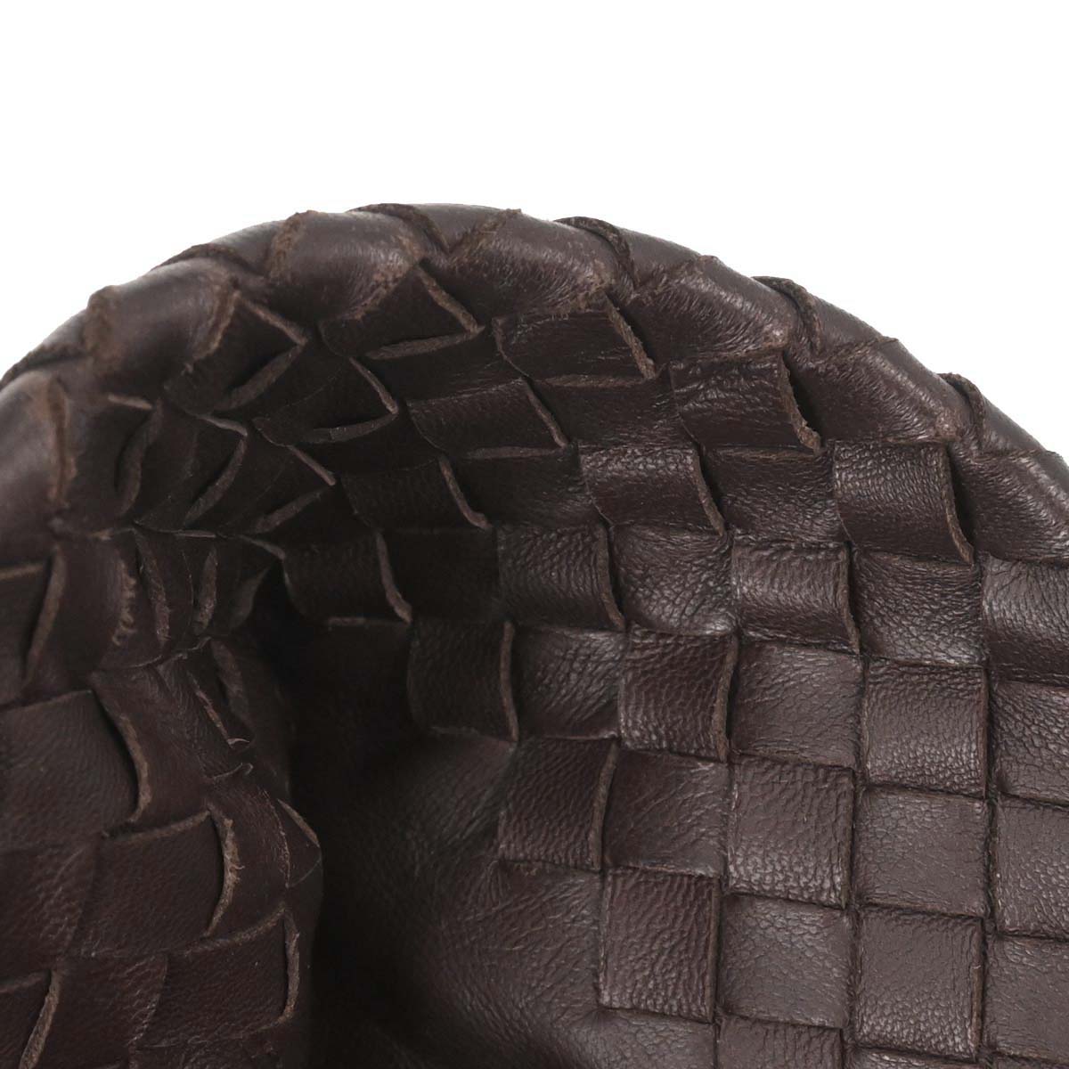 Bottega Veneta Brown Lambskin Intrecciato Tote Bag