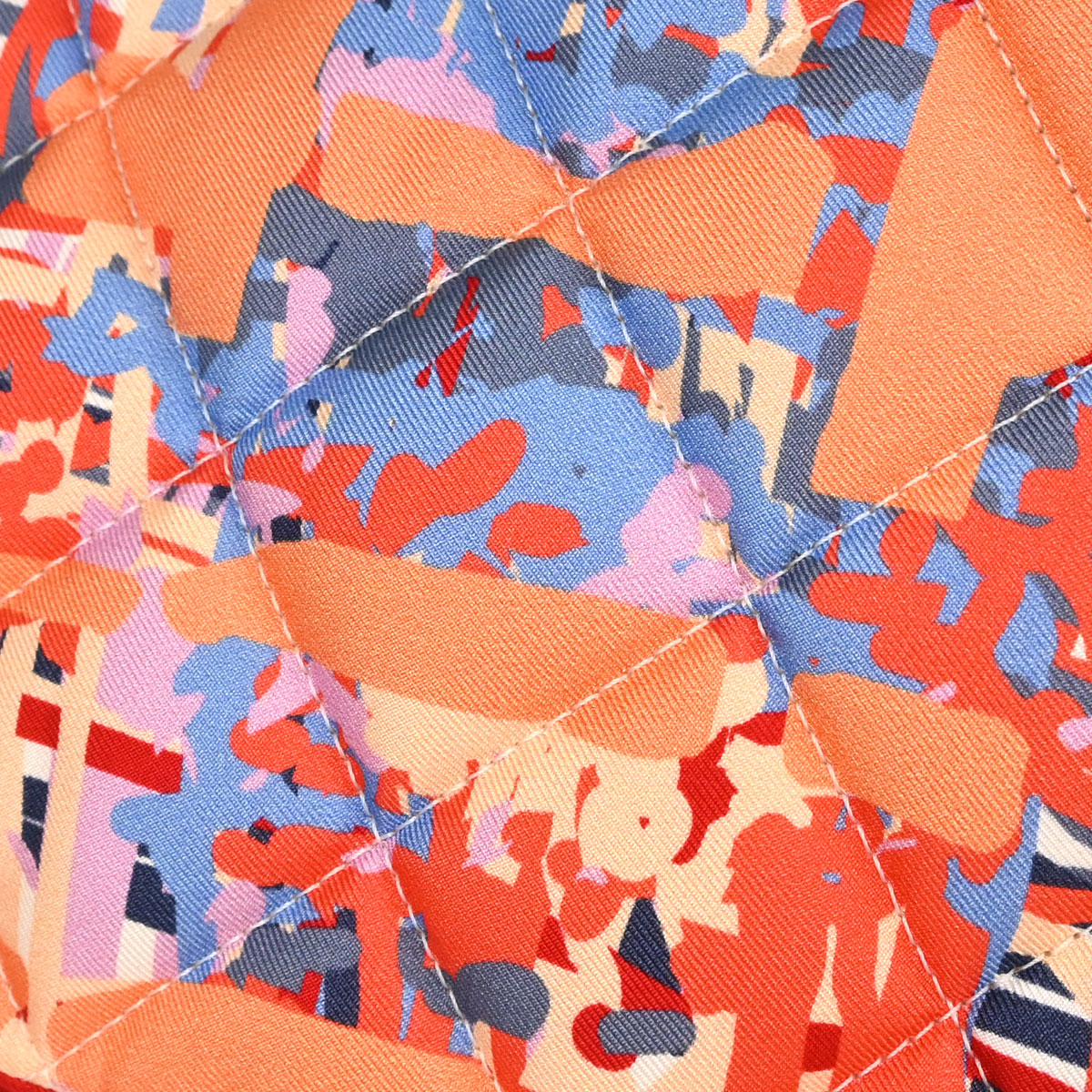Chanel 2018 Orange Nylon Foulard Flap 2way Shoulder Handbag