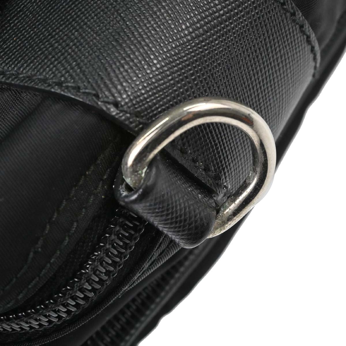Prada Black Nylon Briefcase Business 2way Shoulder Handbag