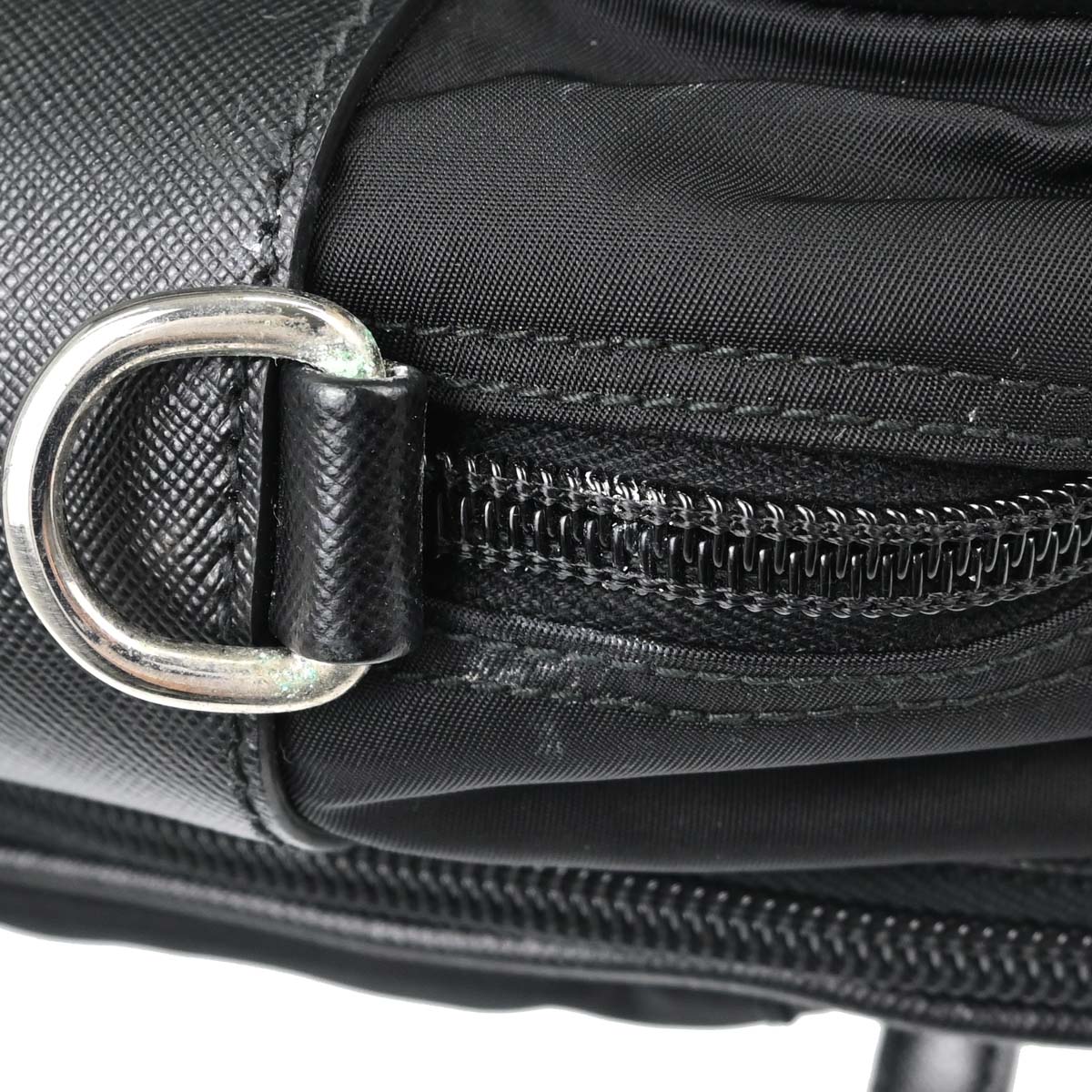 Prada Black Nylon Briefcase Business 2way Shoulder Handbag