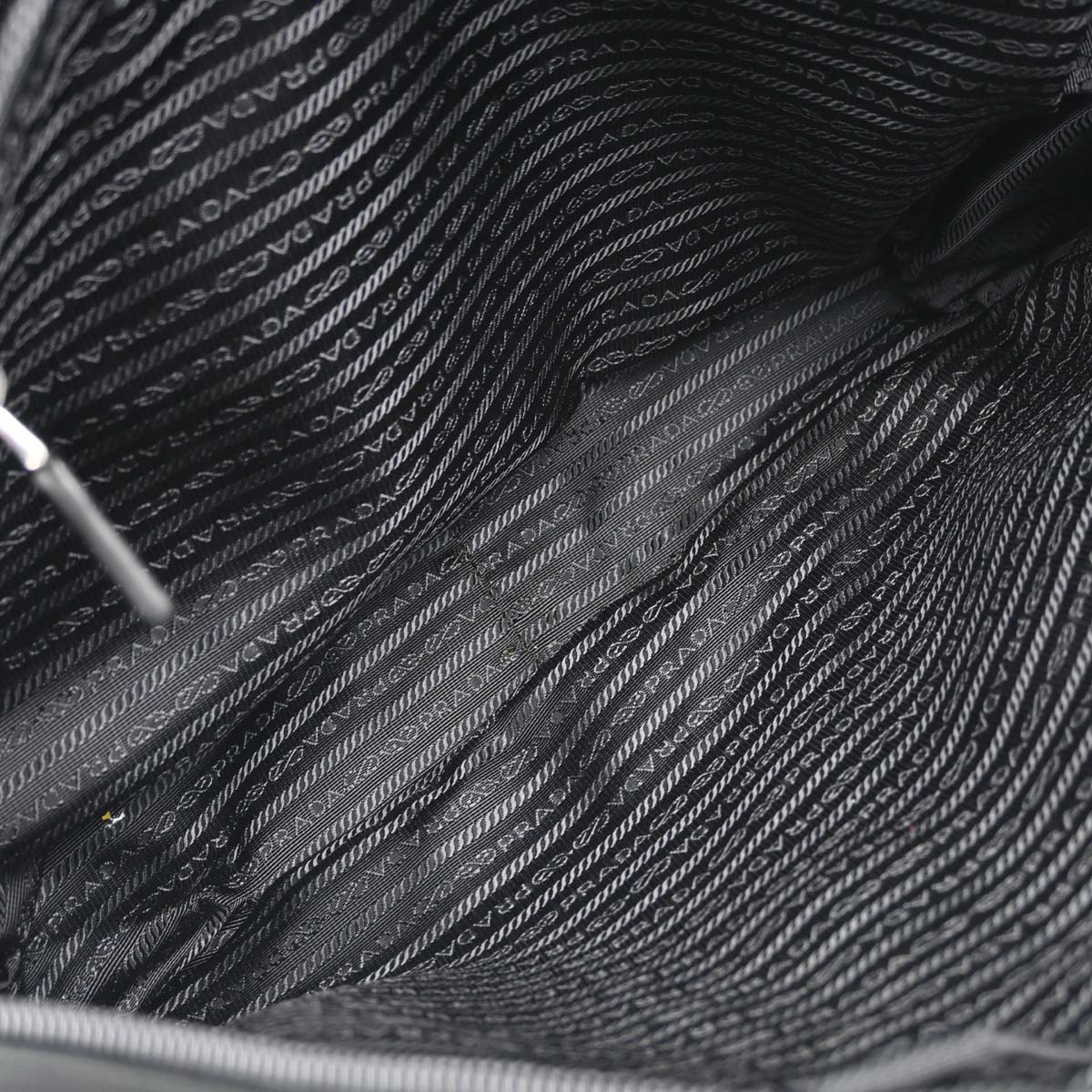 Prada Black Nylon Briefcase Business 2way Shoulder Handbag