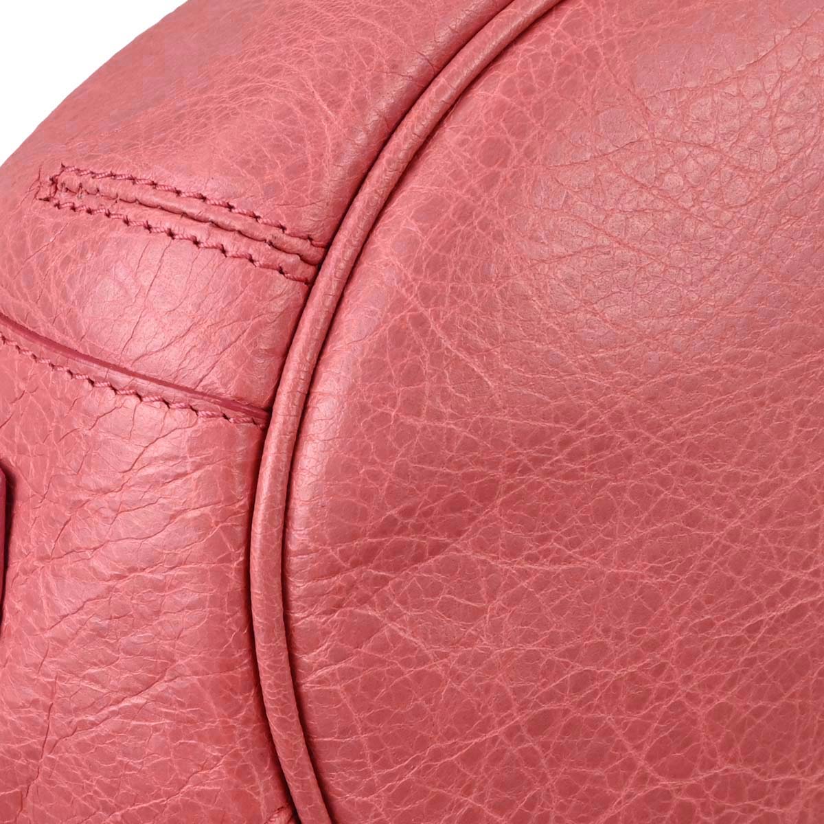Balenciaga Pink Lambskin Classic Mini Pompon 2way Shoulder Handbag