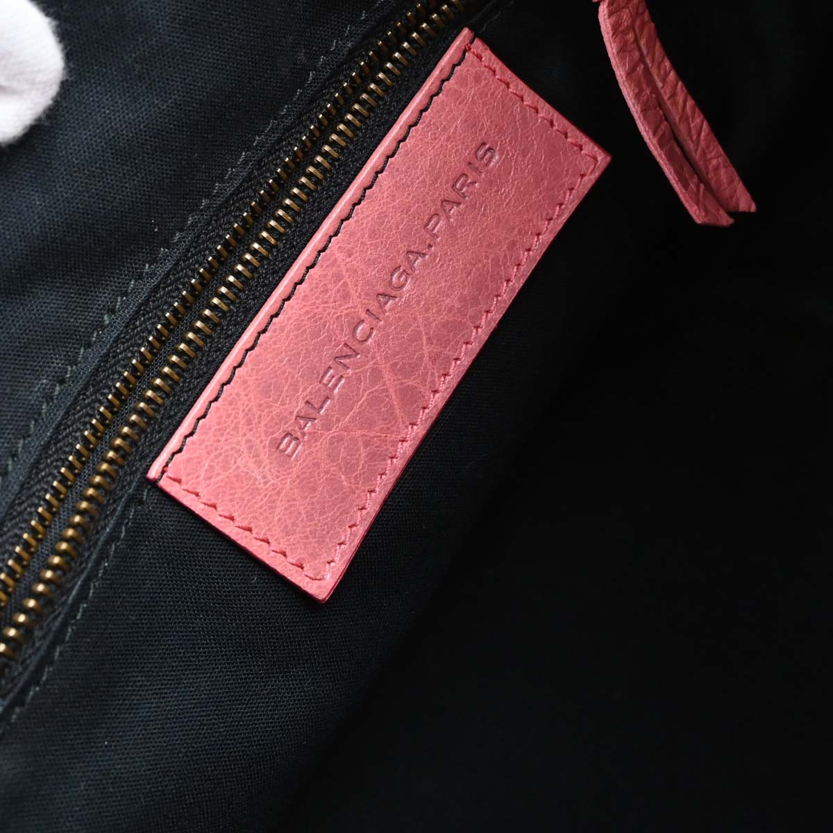 Balenciaga Pink Lambskin Classic Mini Pompon 2way Shoulder Handbag