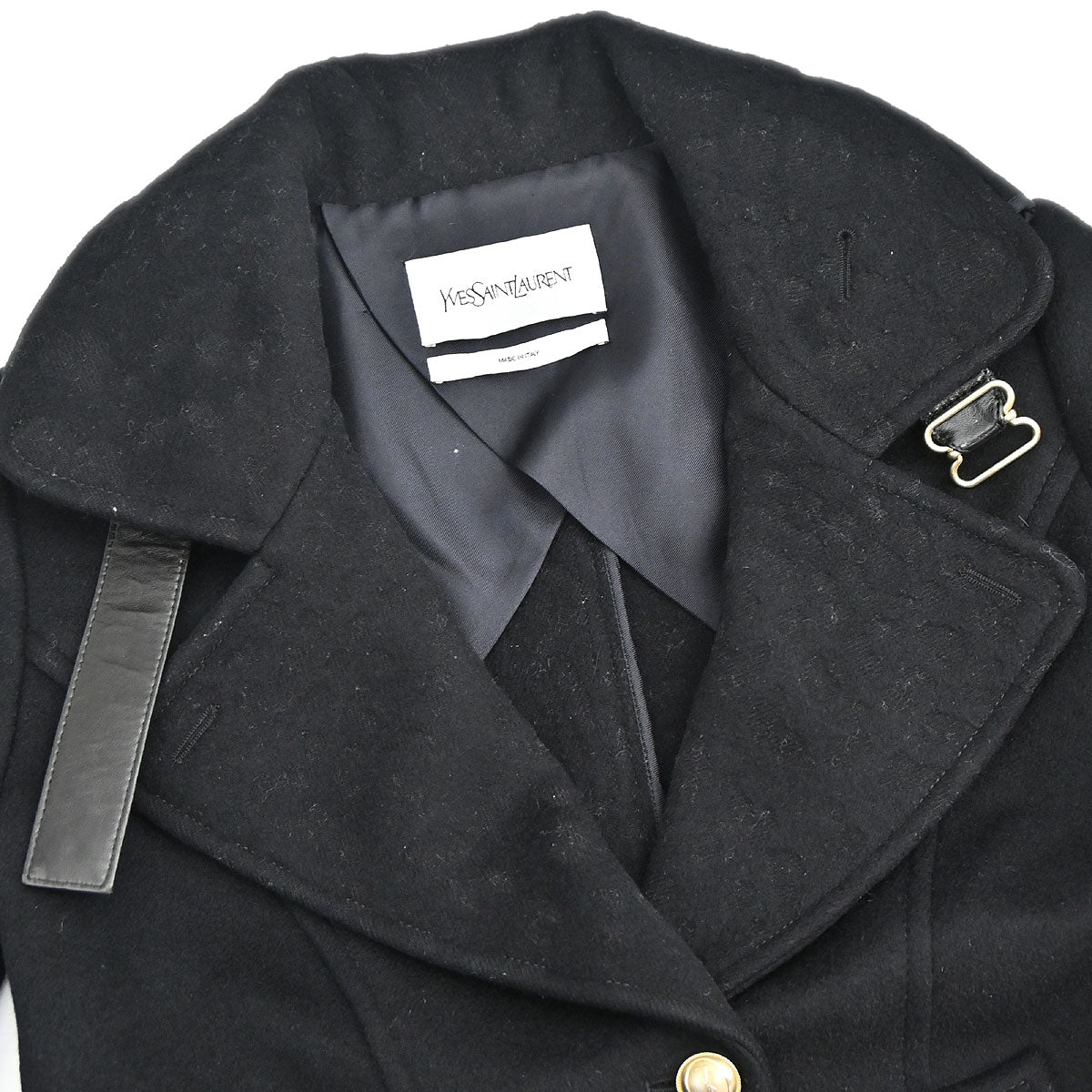 Yves Saint Laurent 2012 Coat Black #F34