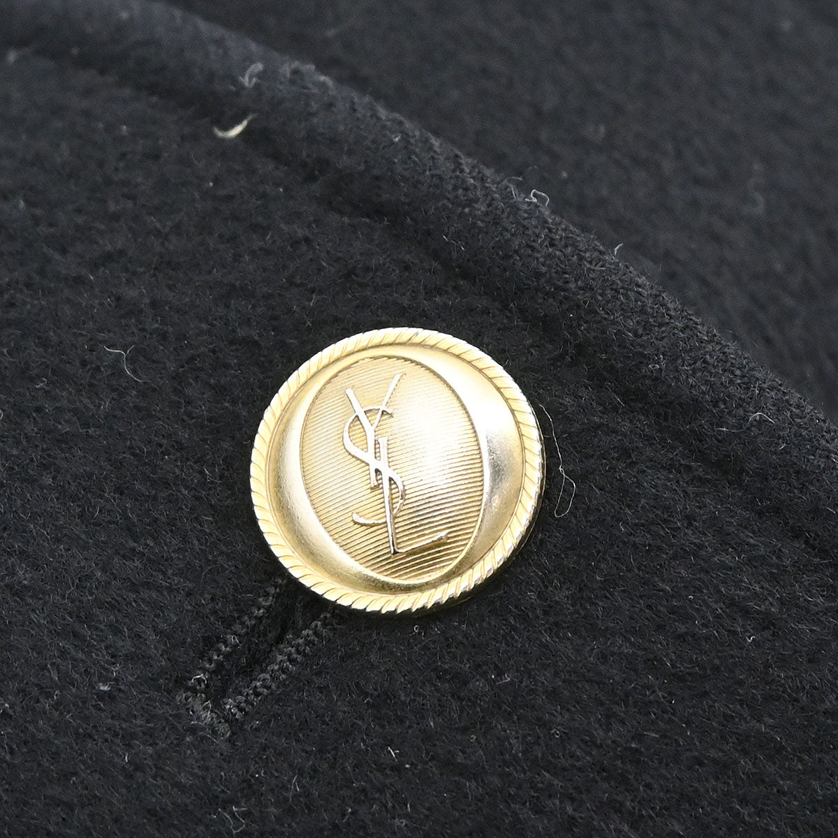 Yves Saint Laurent 2012 Coat Black #F34