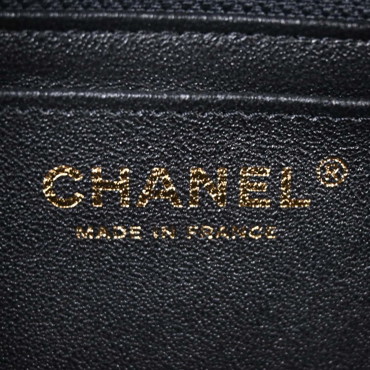 Chanel 2019 Black Lambskin Chevron Shoulder Bag