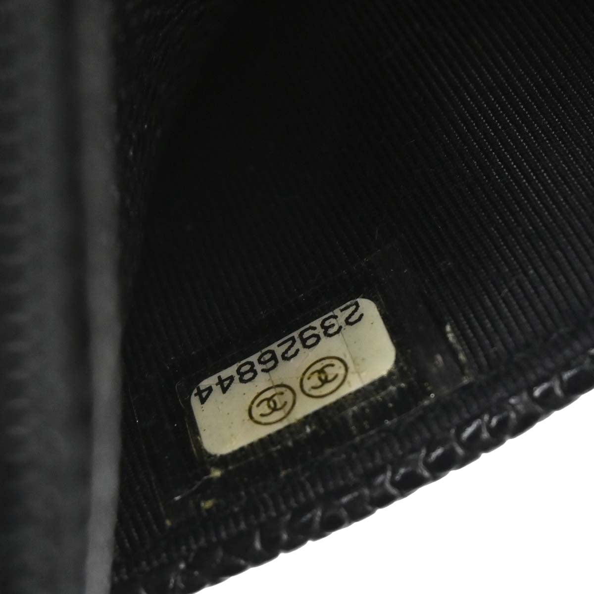 Chanel 2017 Black Caviar Skin Classic WOC Wallet on Chain Bag