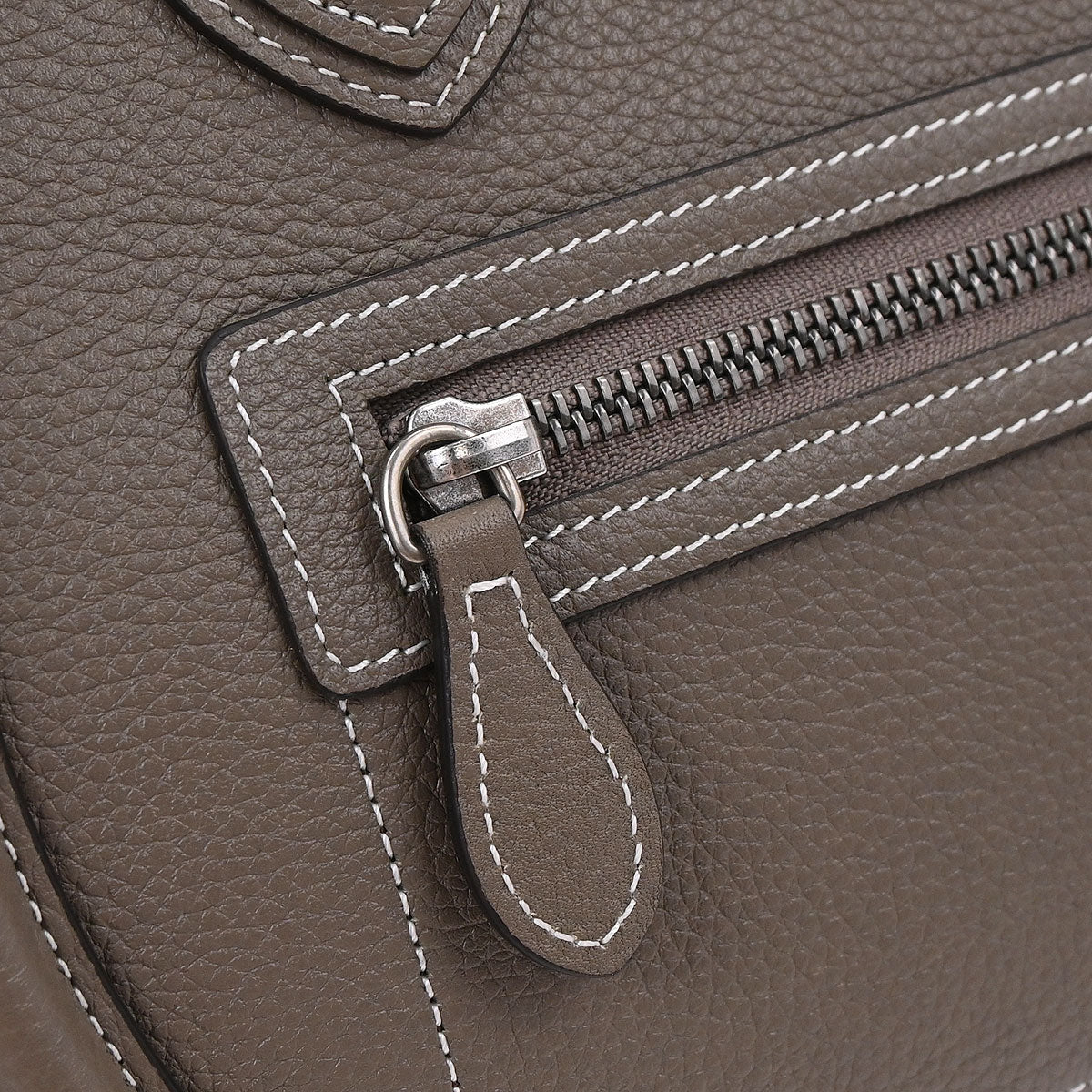 Celine Brown Luggage Micro Tote Handbag