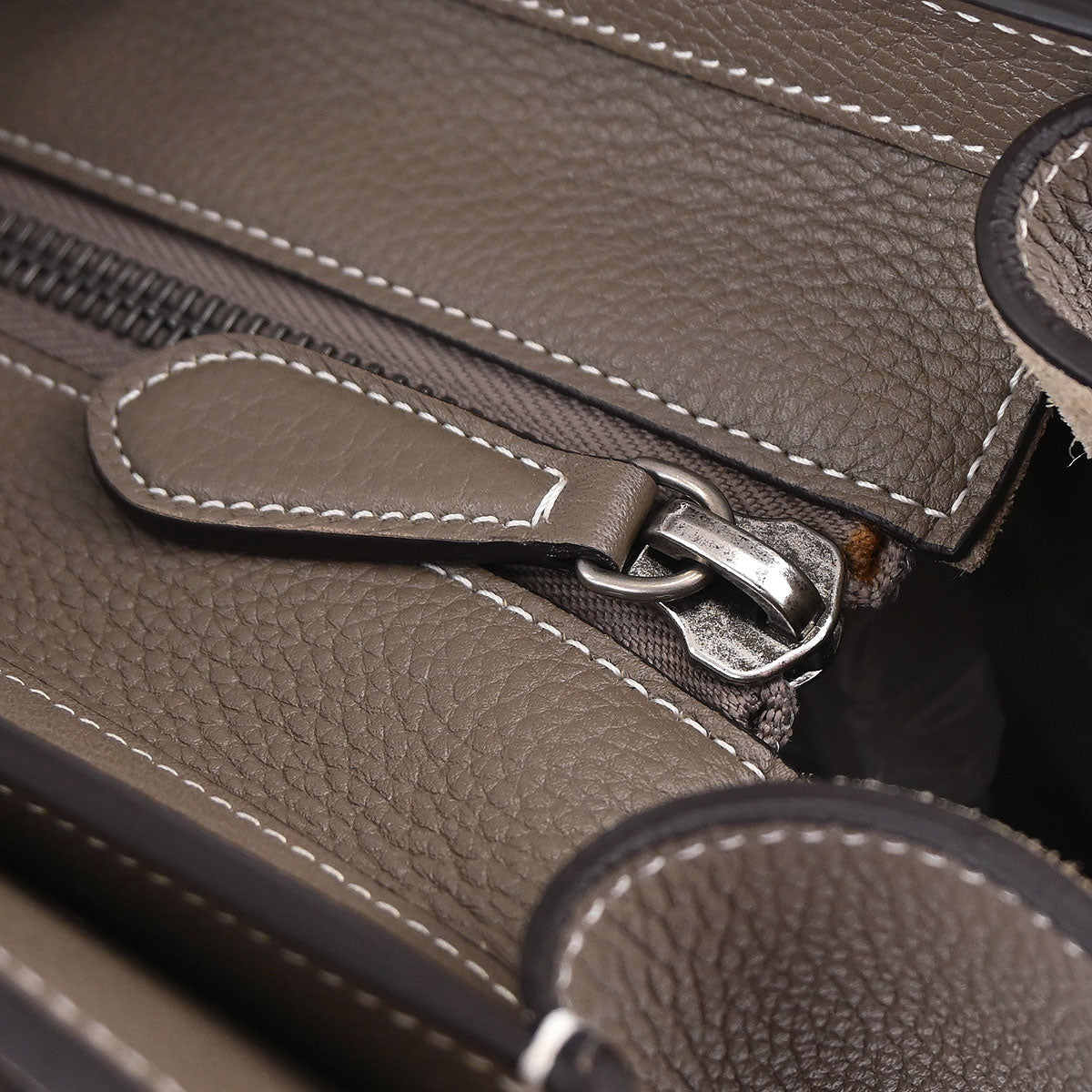 Celine Brown Luggage Micro Tote Handbag