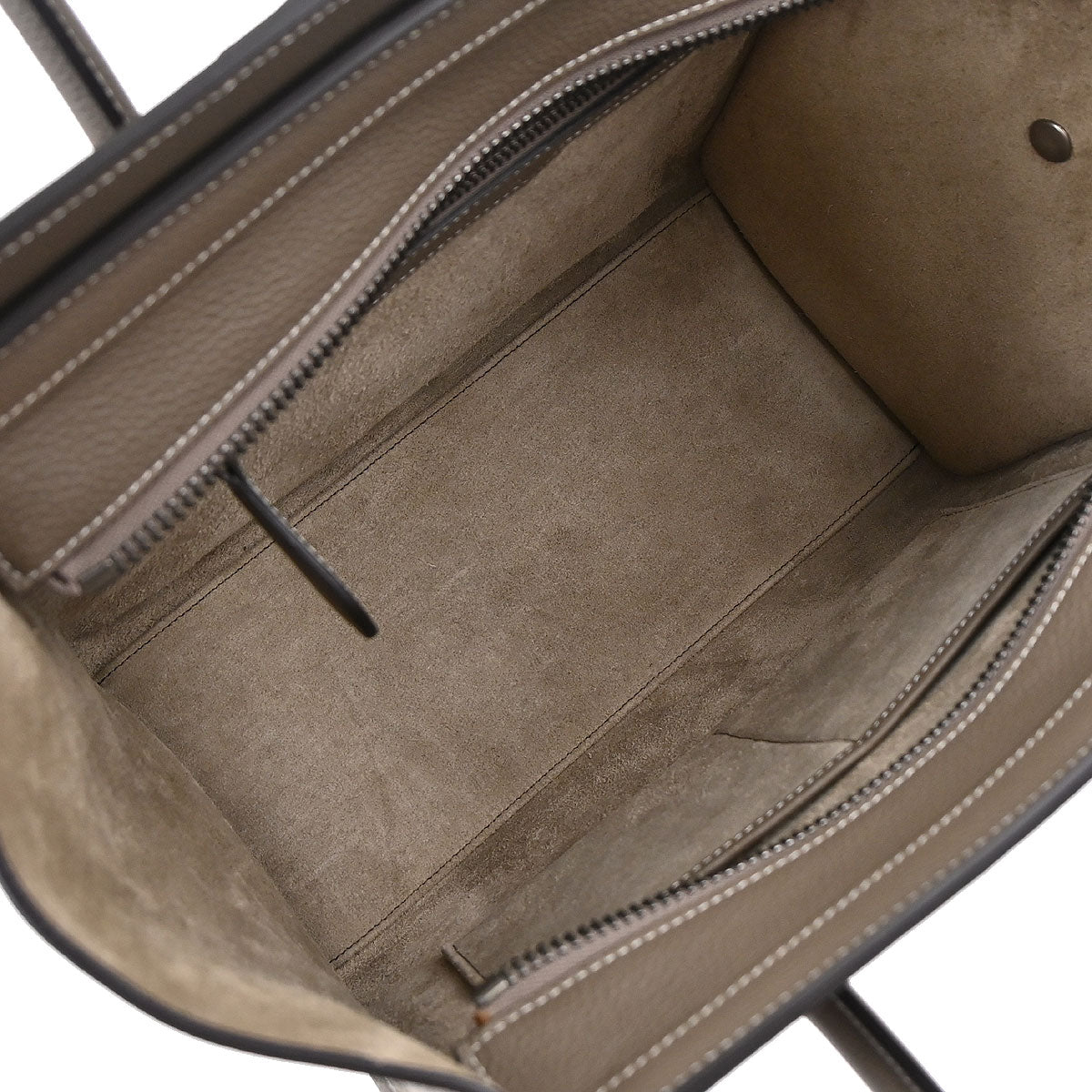 Celine Brown Luggage Micro Tote Handbag