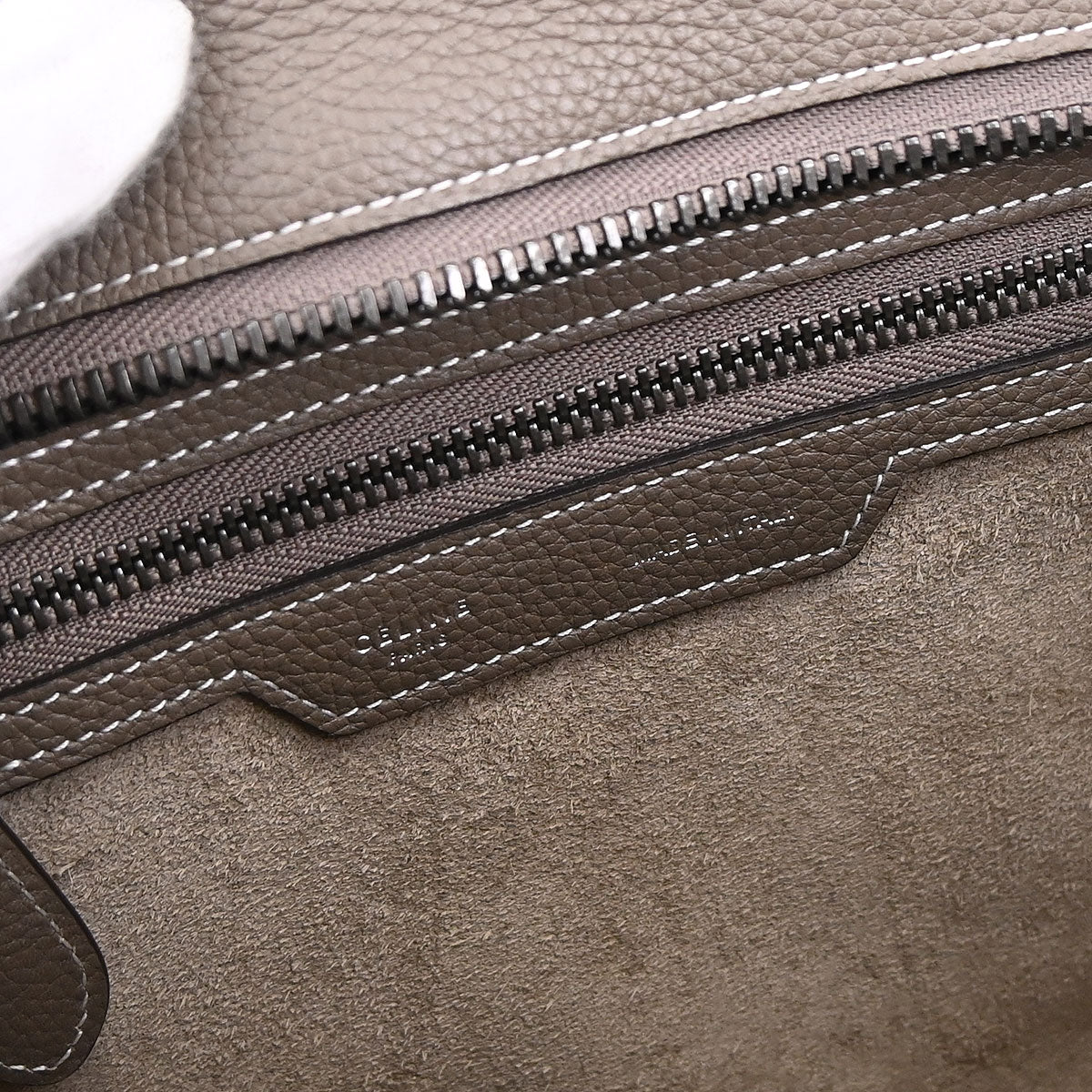 Celine Brown Luggage Micro Tote Handbag