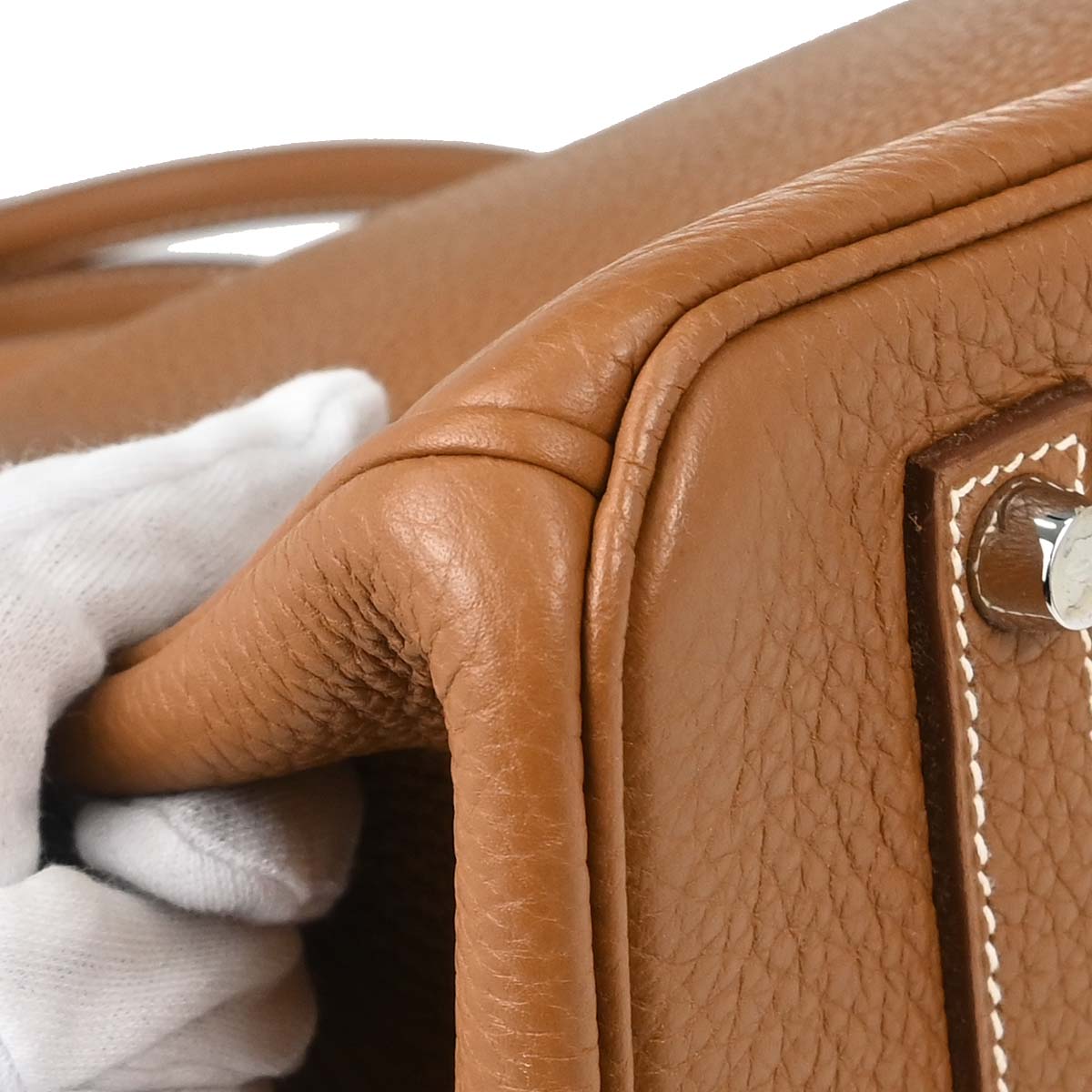 Hermes Gold Togo Birkin 35 Handbag