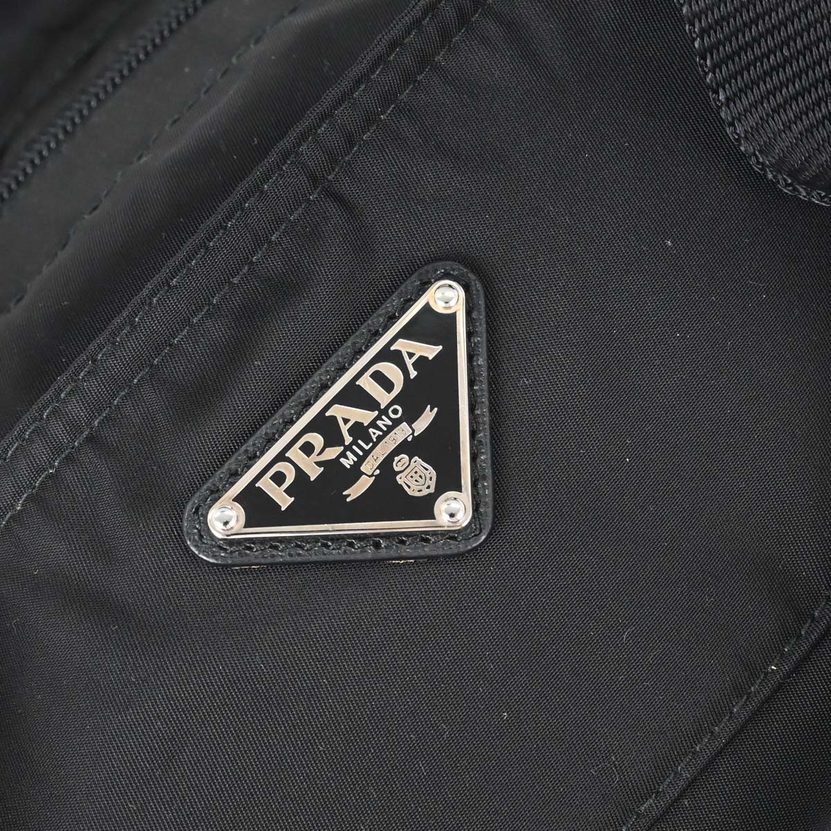 Prada Black Nylon 2way Shoulder Tote Handbag