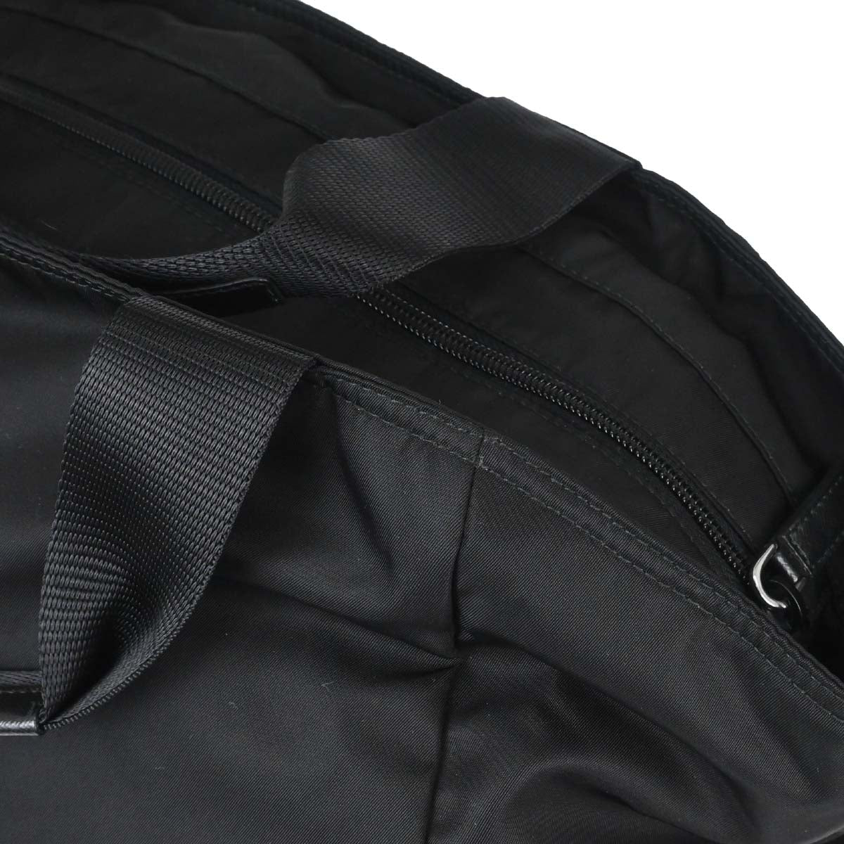 Prada Black Nylon 2way Shoulder Tote Handbag