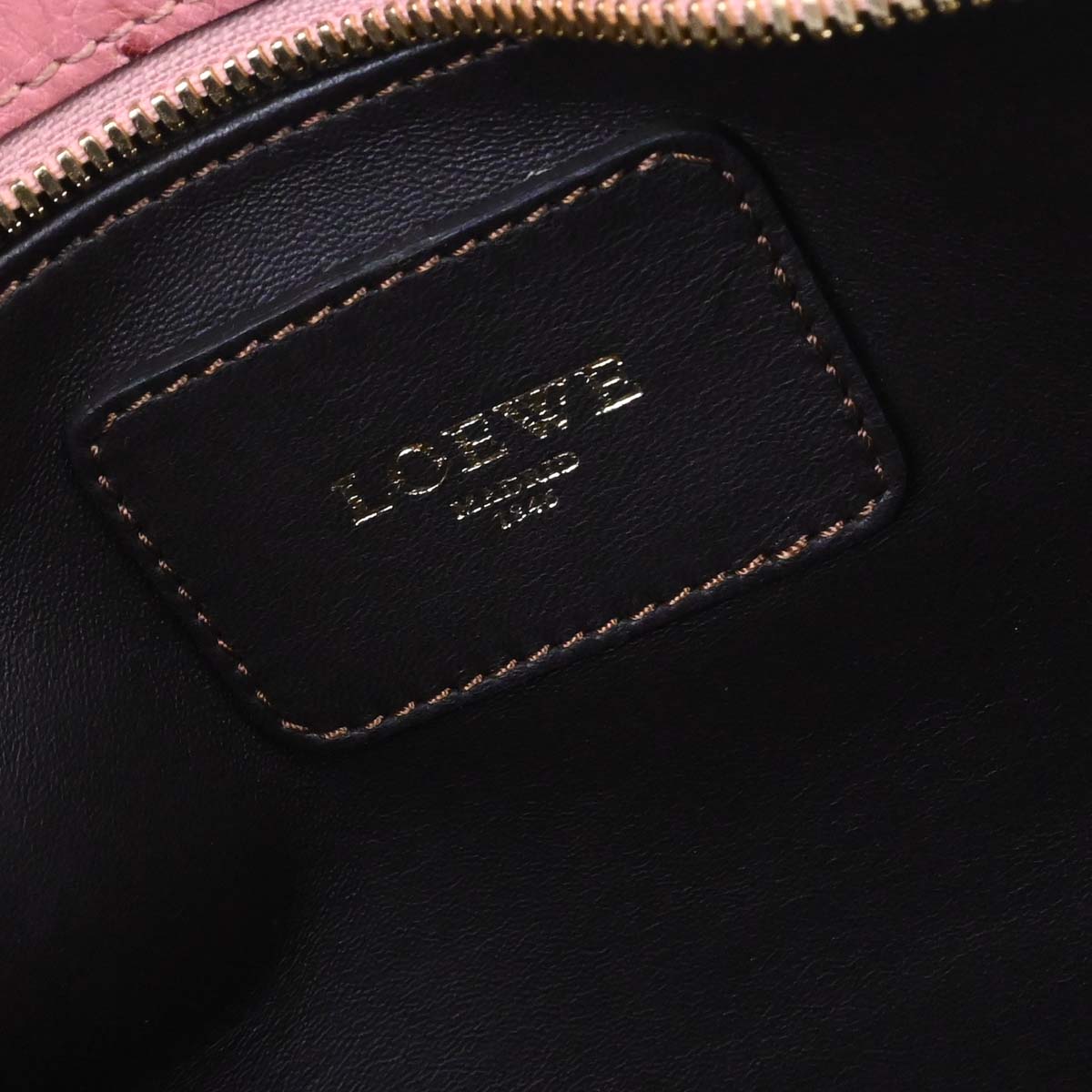Loewe * Pink Ostrich Amazona 36 Handbag