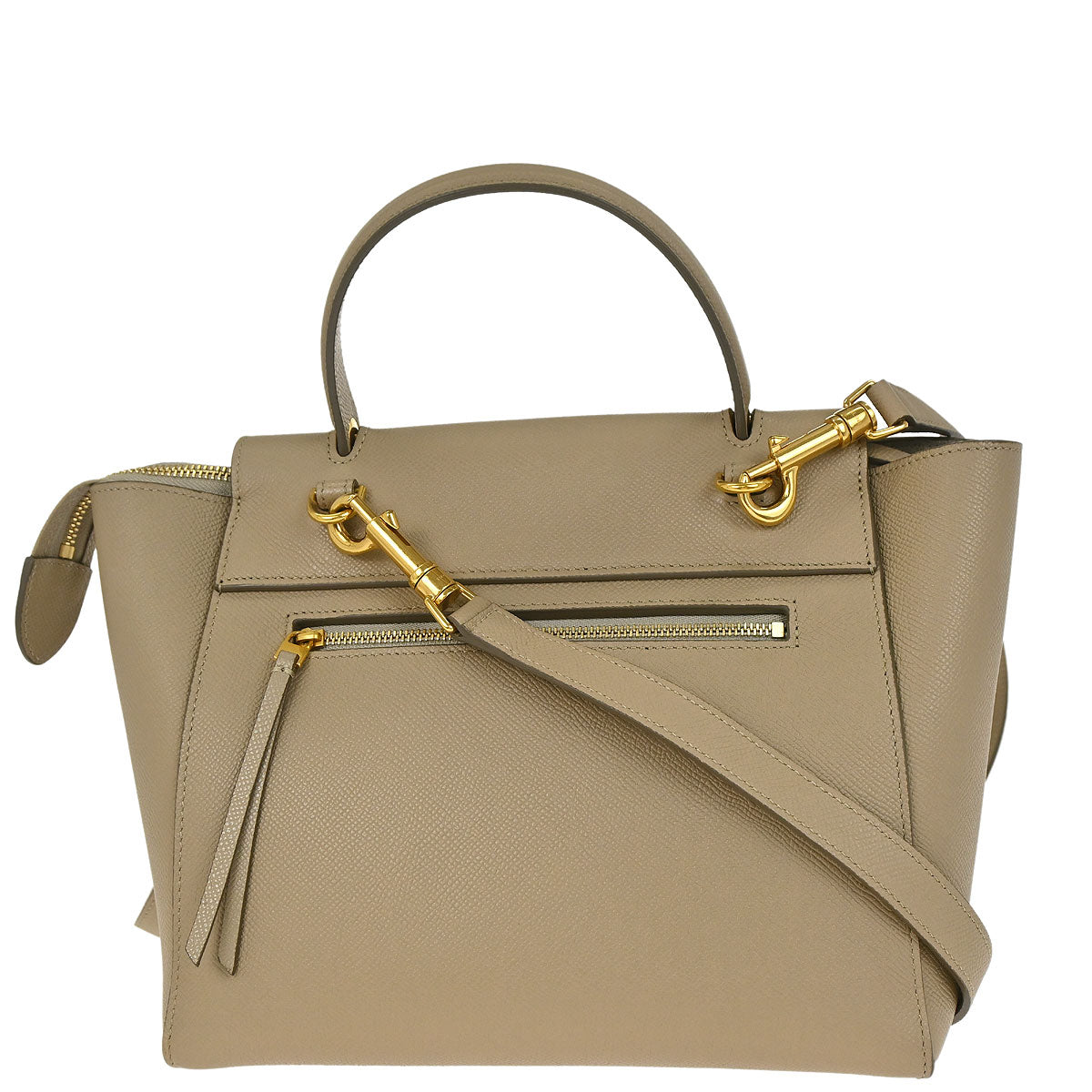 Celine Beige Belt Bag Micro 2way Shoulder Handbag