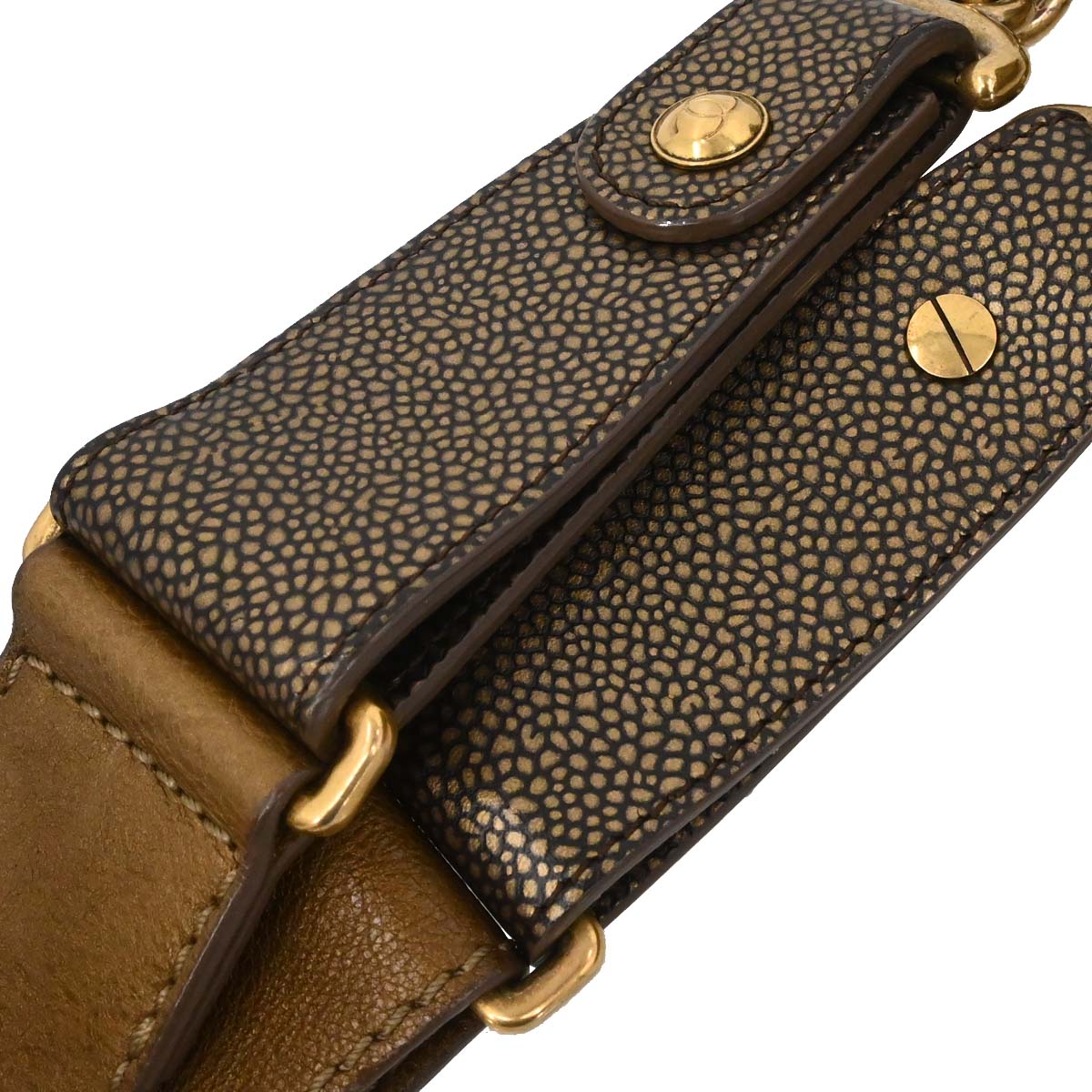 Chanel Brown Calfskin Paris-Bombay Back to School Messenger 2way Shoulder Handbag