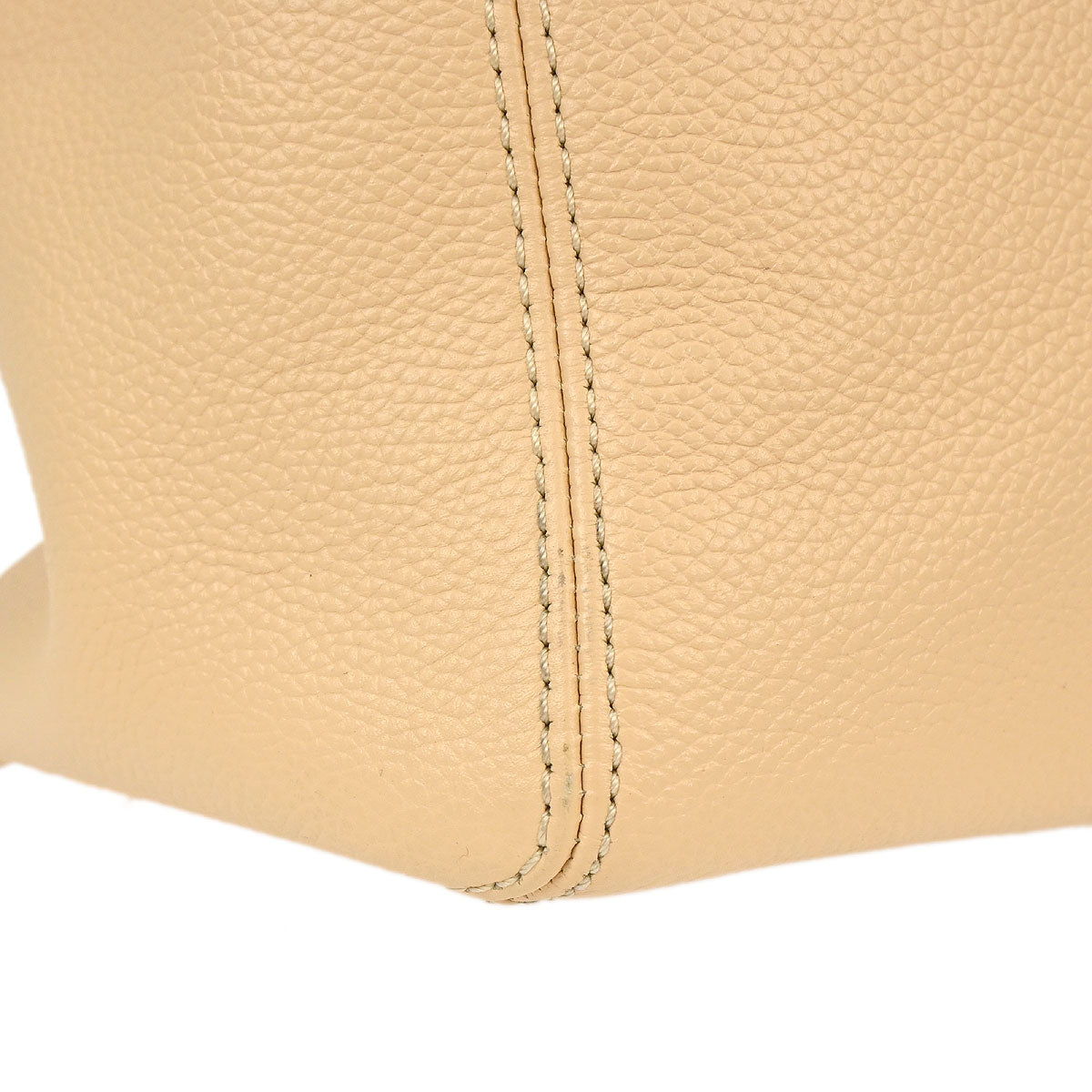 Chanel Beige Calfskin Cerf Executive 2way Shoulder Tote Bag