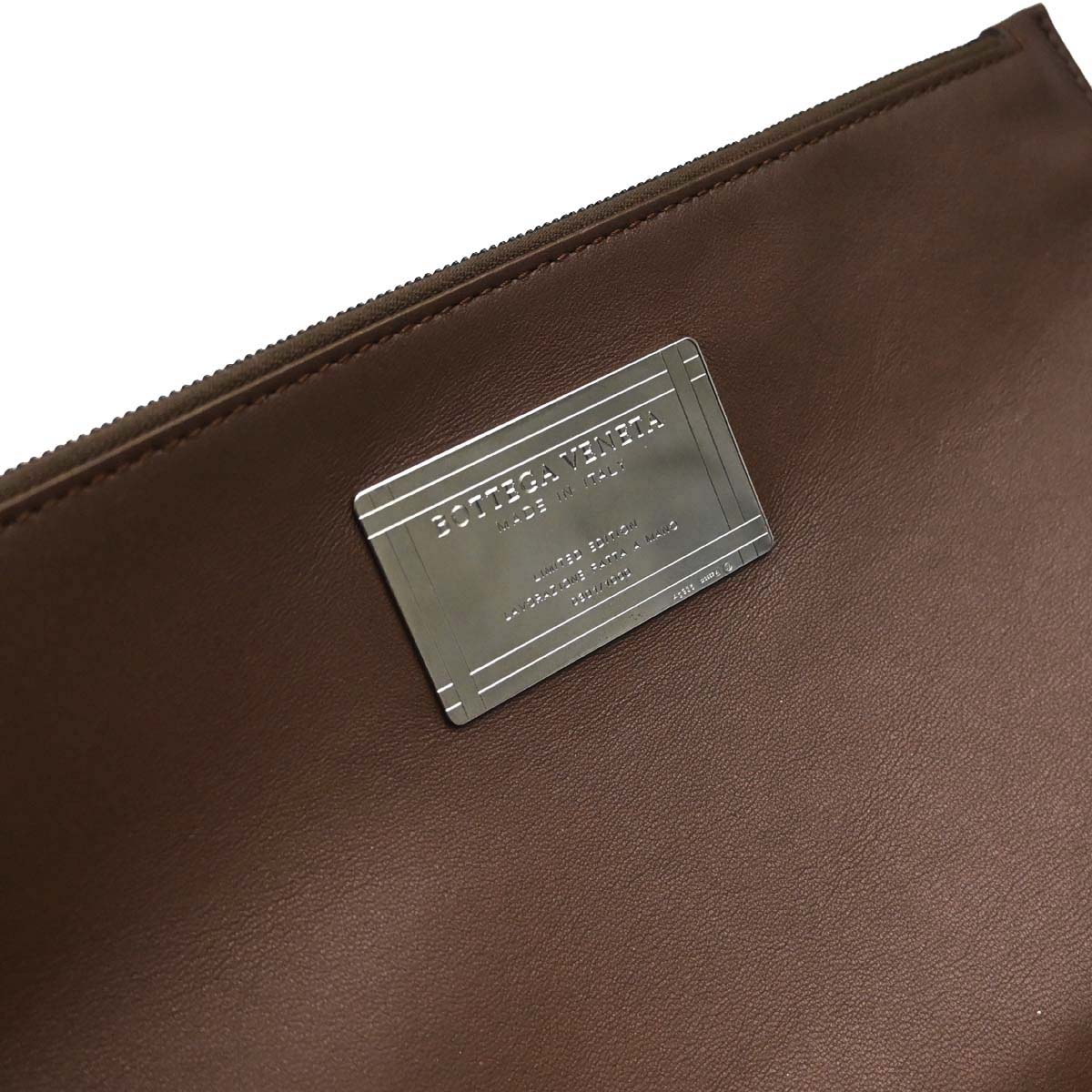Bottega Veneta Brown Leather Intrecciato Tote Handbag
