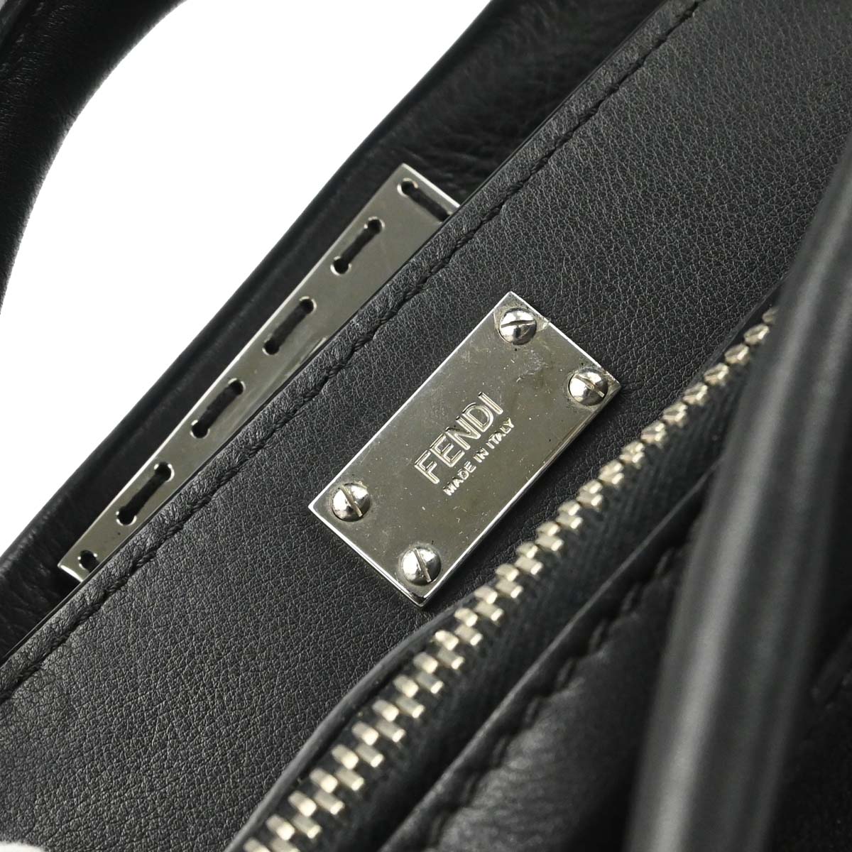 Fendi Black Peekaboo Fit Monster 2way Shoulder Handbag
