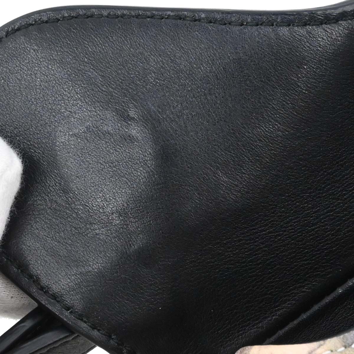 Christian Dior 2019 Kaleidiorscopic Collection Hand-painted Beaded Calfskin Saddle Bag Gold Tone Hardware