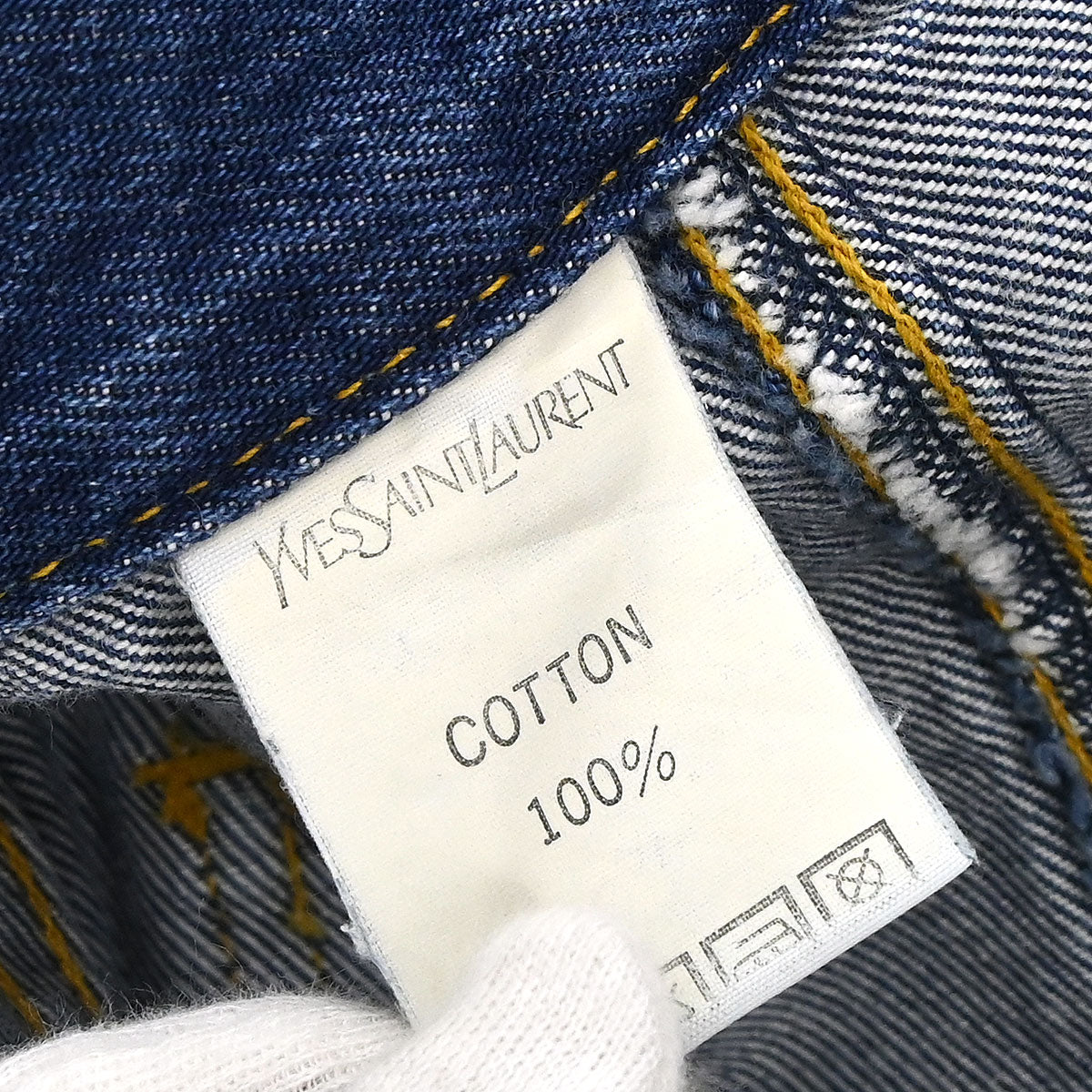 Yves Saint Laurent Long Denim Pants Blue #38