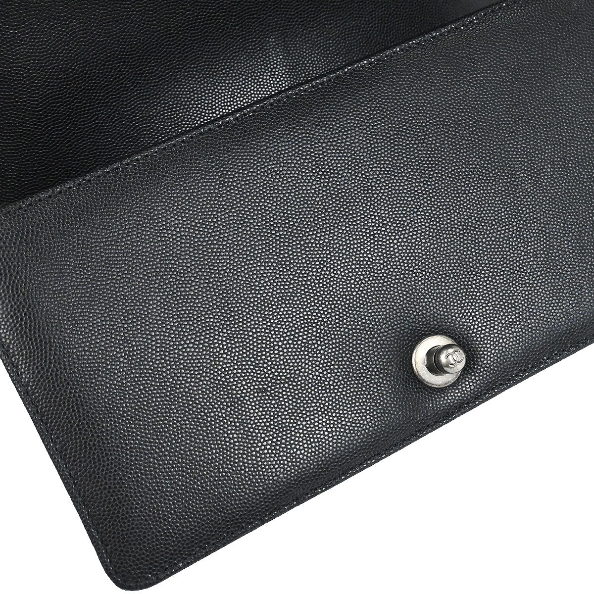 Boy Chanel 2019 Black Caviar Skin Medium Shoulder Bag