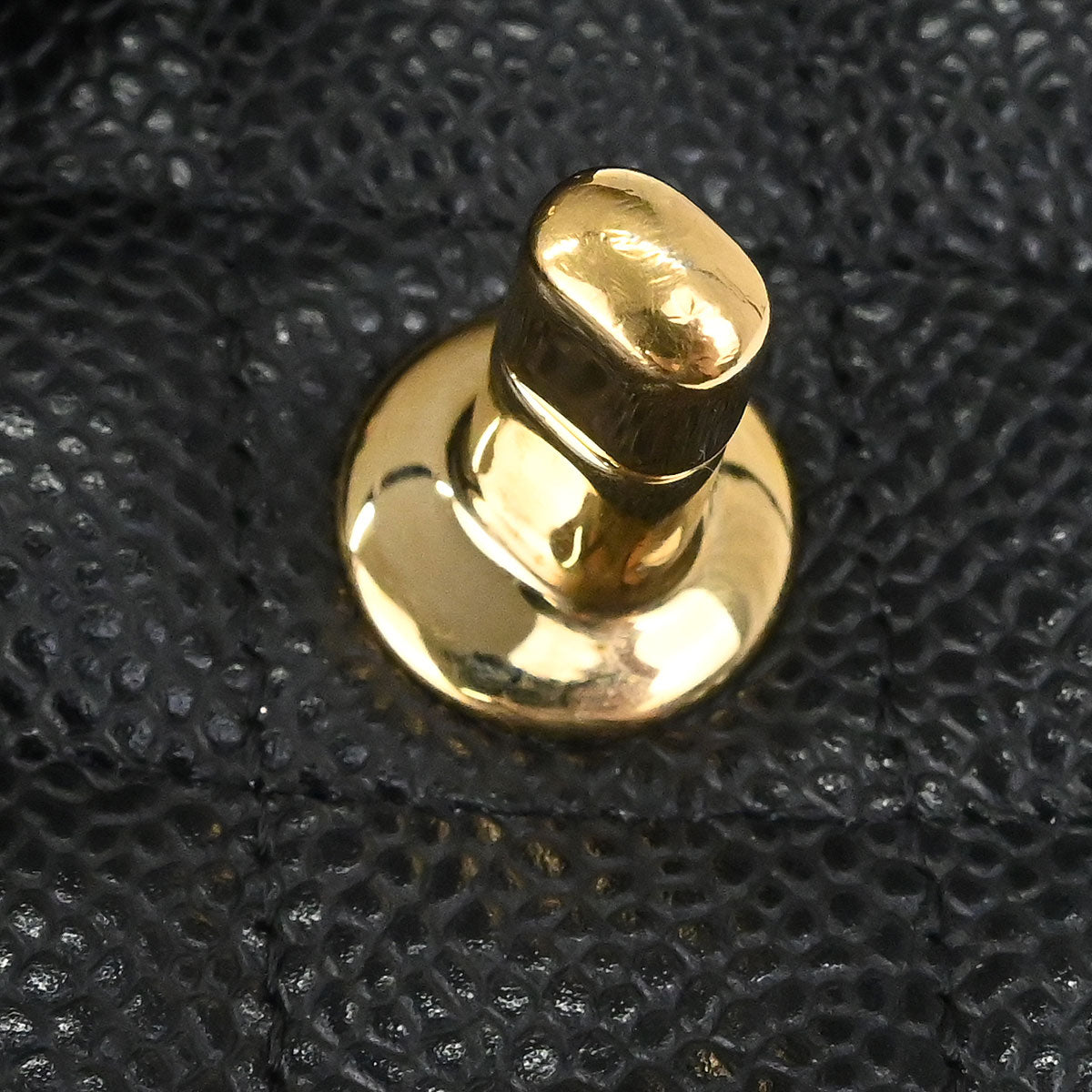 Chanel 2019 Black Caviar Skin Medium Classic Double Flap Shoulder Bag
