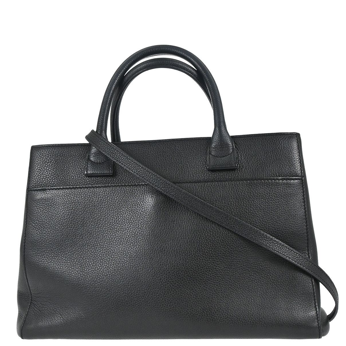 Chanel 2017-2018 Black Calfskin Neo Executive Cerf 2way Shoulder Tote Bag